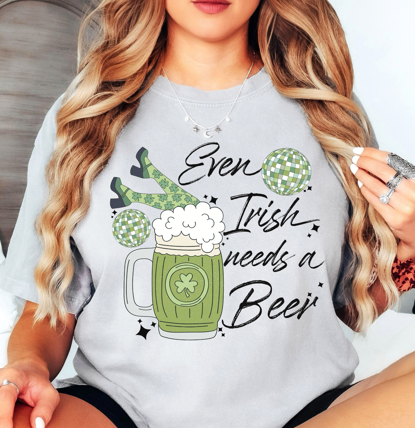 Irish Needs A Beer Tee | Feeling Lucky Collection | Unisex Pre-Shrunk T-Shirt