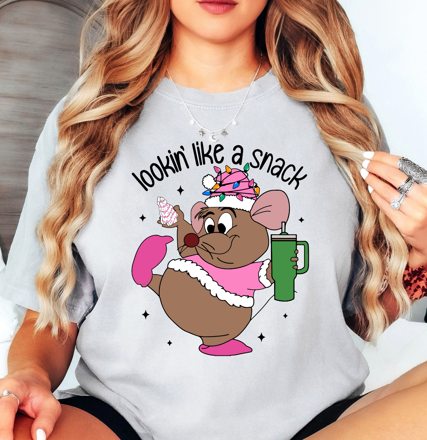 Xmas Lookin' Like A Snack Gus Gus Tee | Tis The Season Collection | Unisex Pre-Shrunk T-Shirt