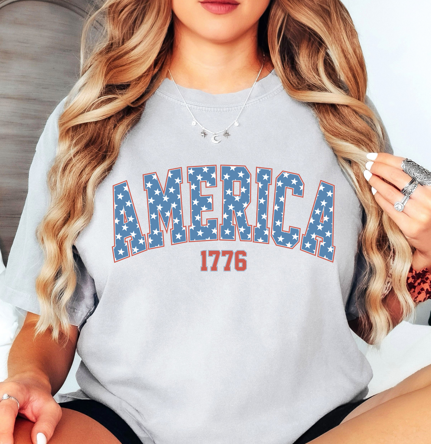 America 1776 Tee | Stars and Stripes Collection | Unisex Pre-Shrunk T-Shirt