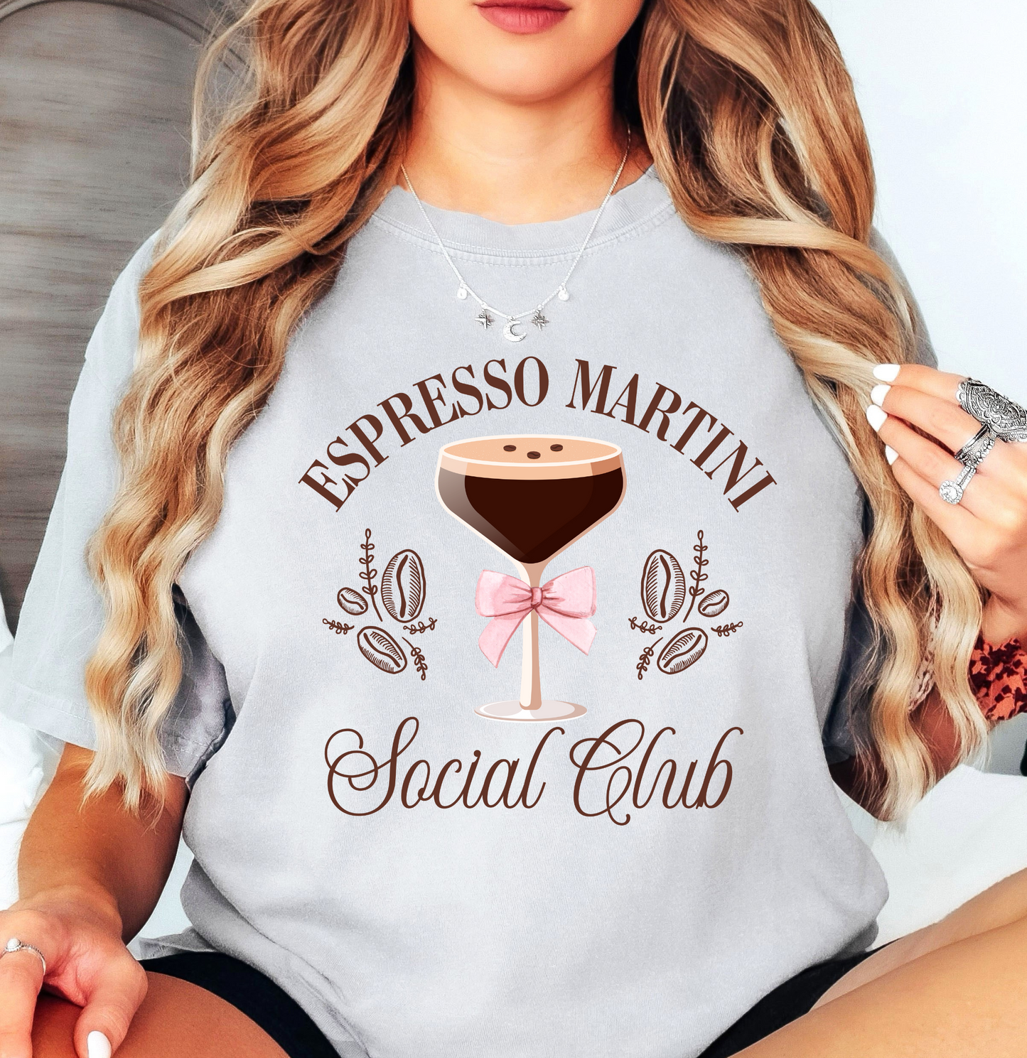 Espresso Martini Social Club Tee | Groovy Vibes Collection | Unisex Pre-Shrunk T-Shirt