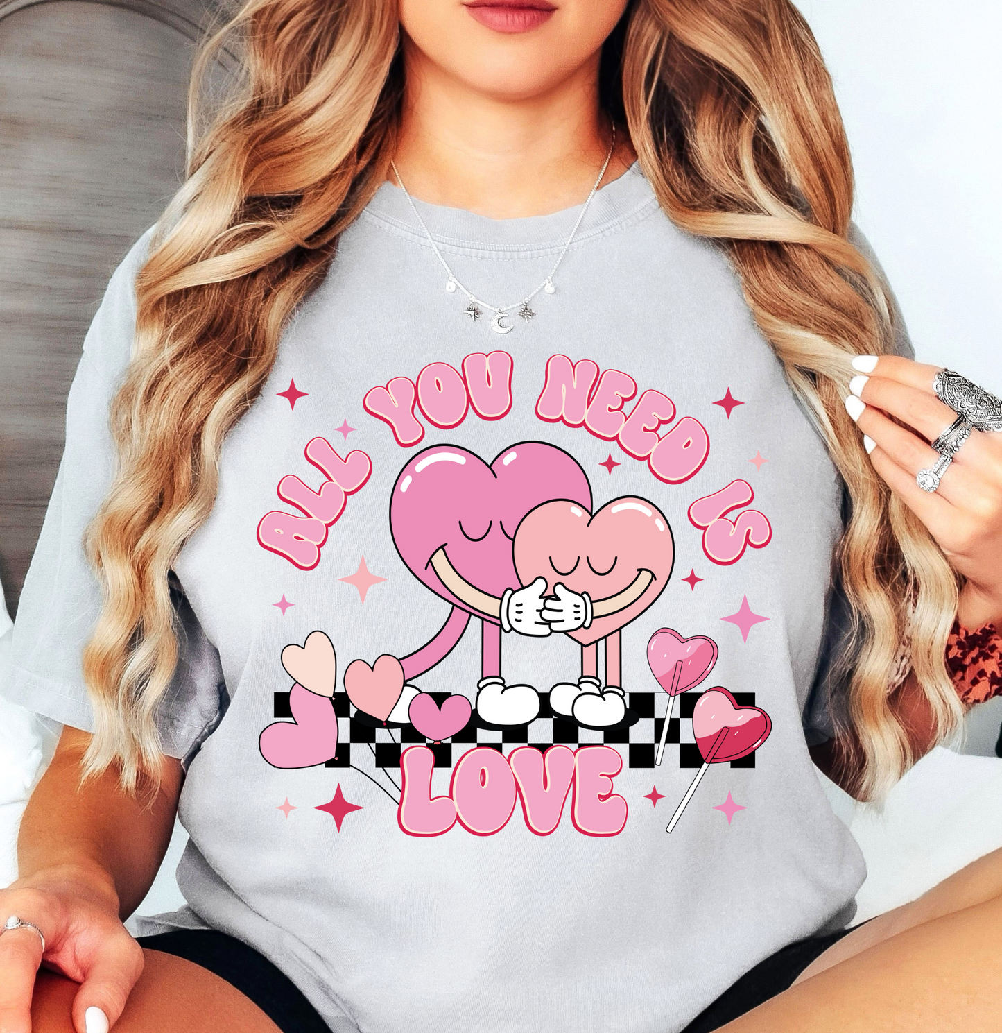 All You Need Is Love Tee | XoXo Love Collection | Unisex Pre-Shrunk T-Shirt