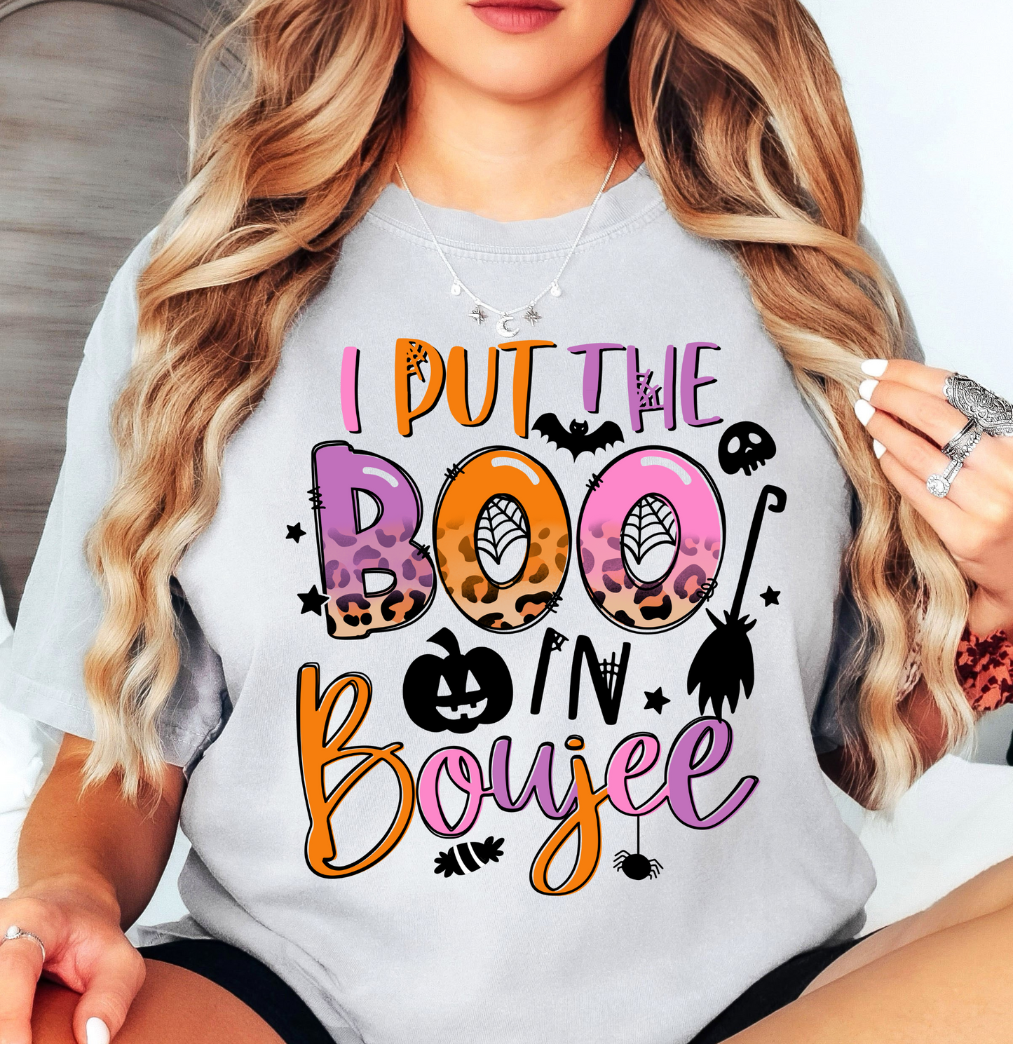 I Put The Boo In Boujee Tee | Boo-tiful Vibes Collection | Unisex Pre-Shrunk T-Shirt