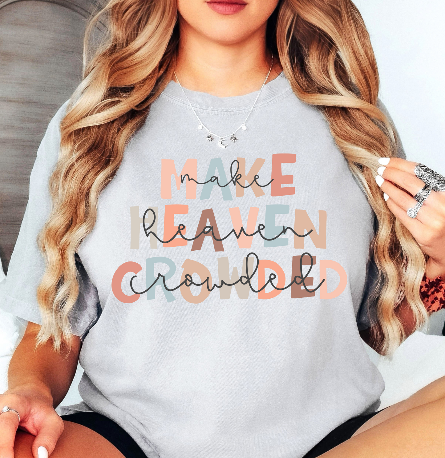 Make Heaven Crowded Tee | Walk By Faith Collection | Unisex Pre-Shrunk T-Shirt