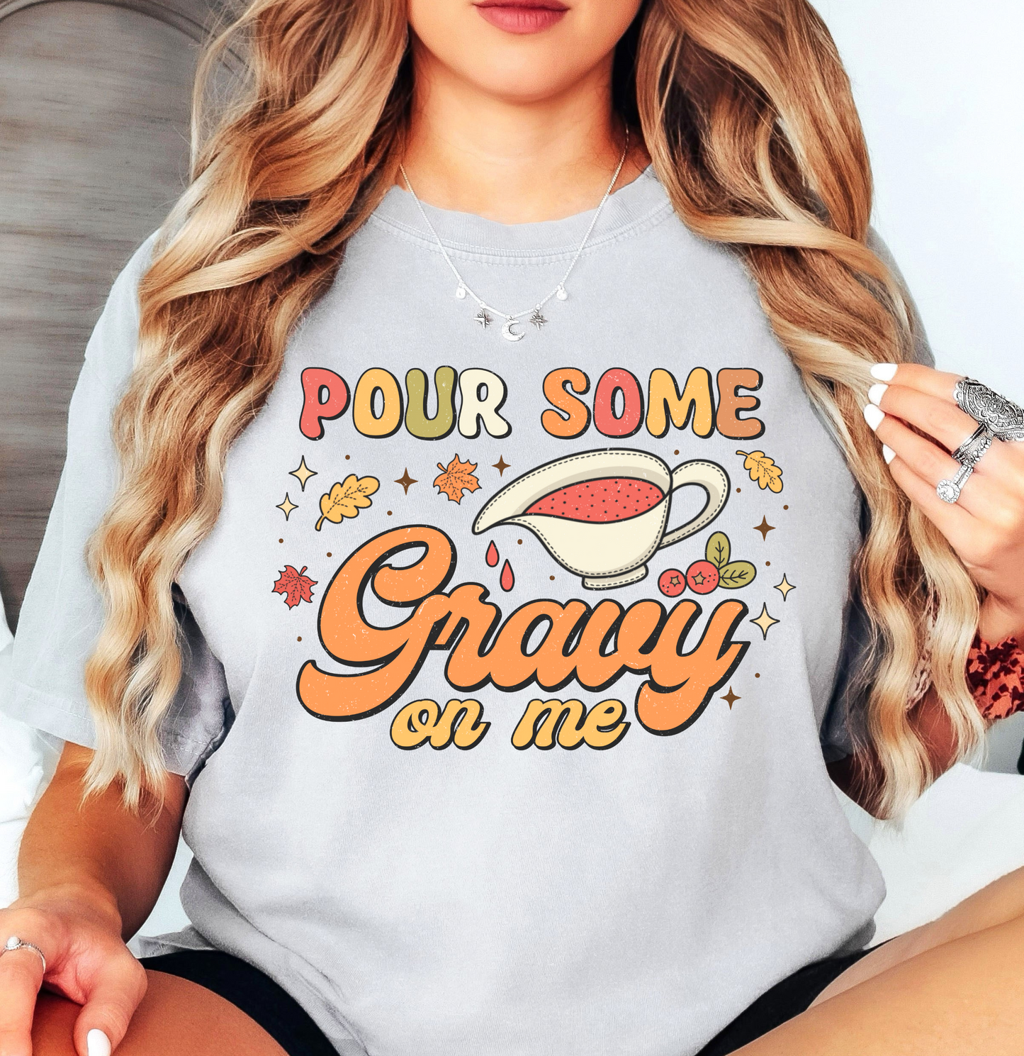 Pour Some Gravy On Me Tee | Harvest Joy Collection | Unisex Pre-Shrunk T-Shirt