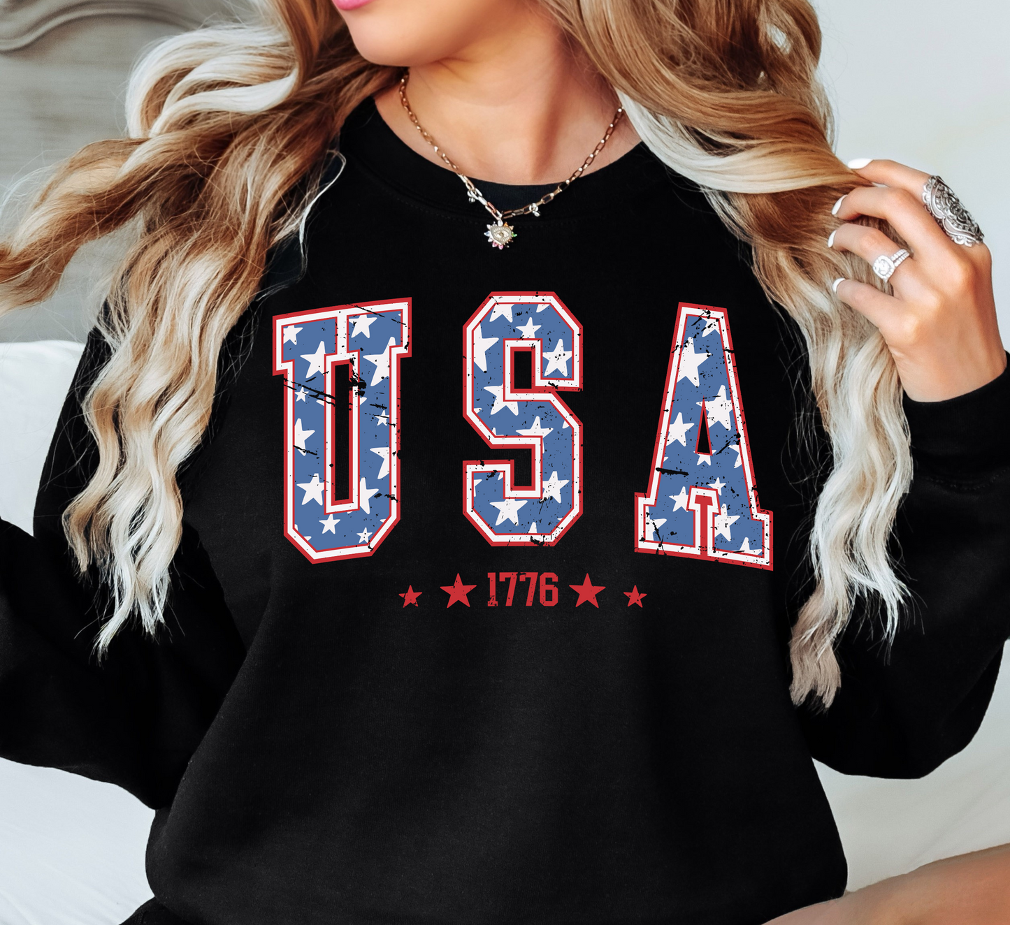 USA 1776 Sweatshirt | Stars and Stripes Collection | Unique Gifts for Family and Friends