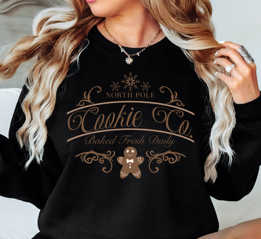 North Pole Cookie Co. Sweatshirt | Tis The Season Collection | Unique Gifts for Family Friends