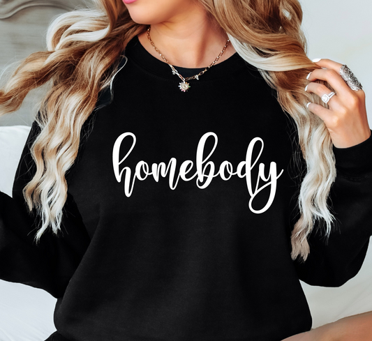 Homebody Sweatshirt | Groovy Vibes Collection | Unique Gifts for Family and Friends