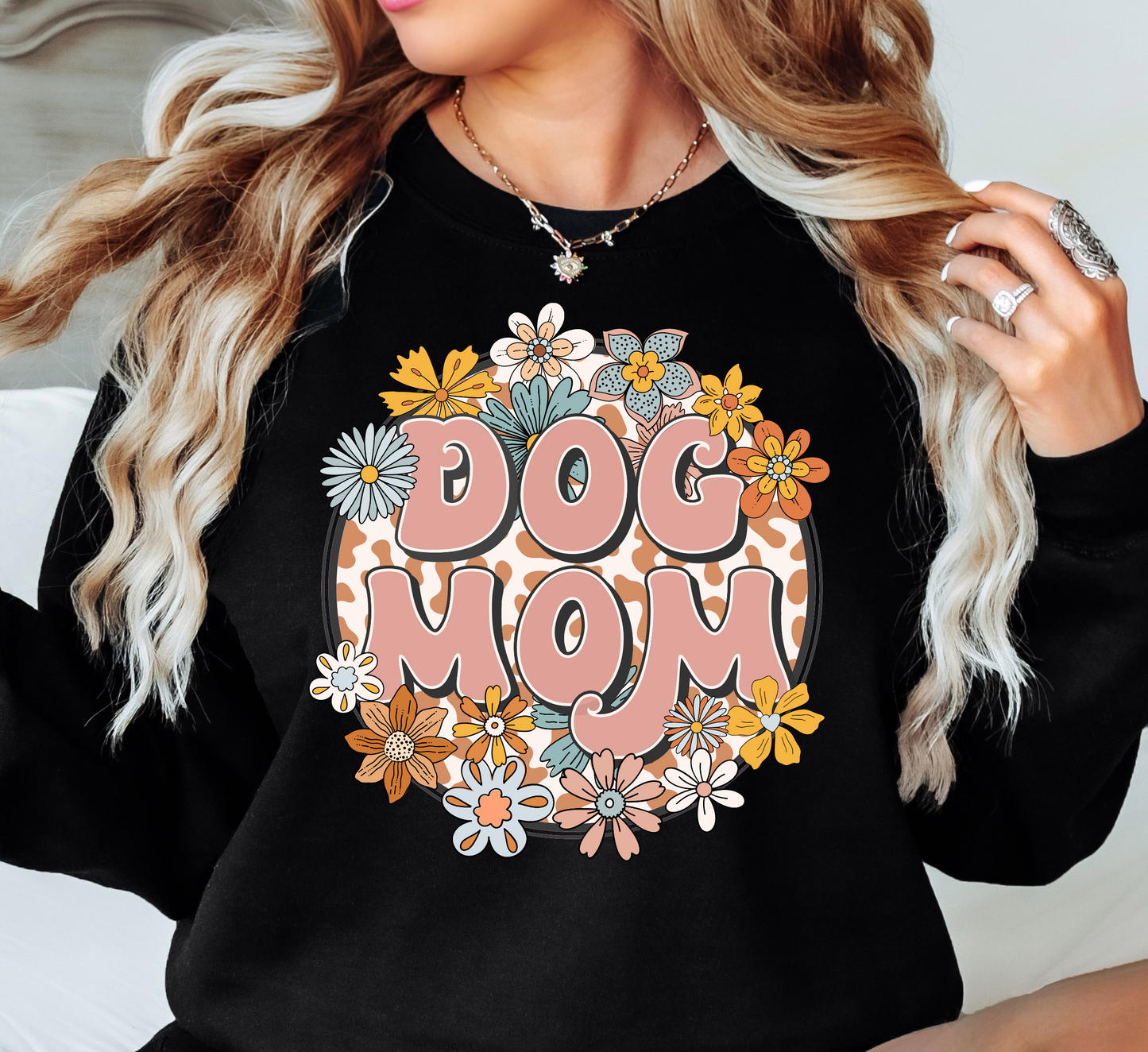 Groovy Dog Mom Sweatshirt | Pawsitive Vibes Collection | Unique Gifts for Family and Friends