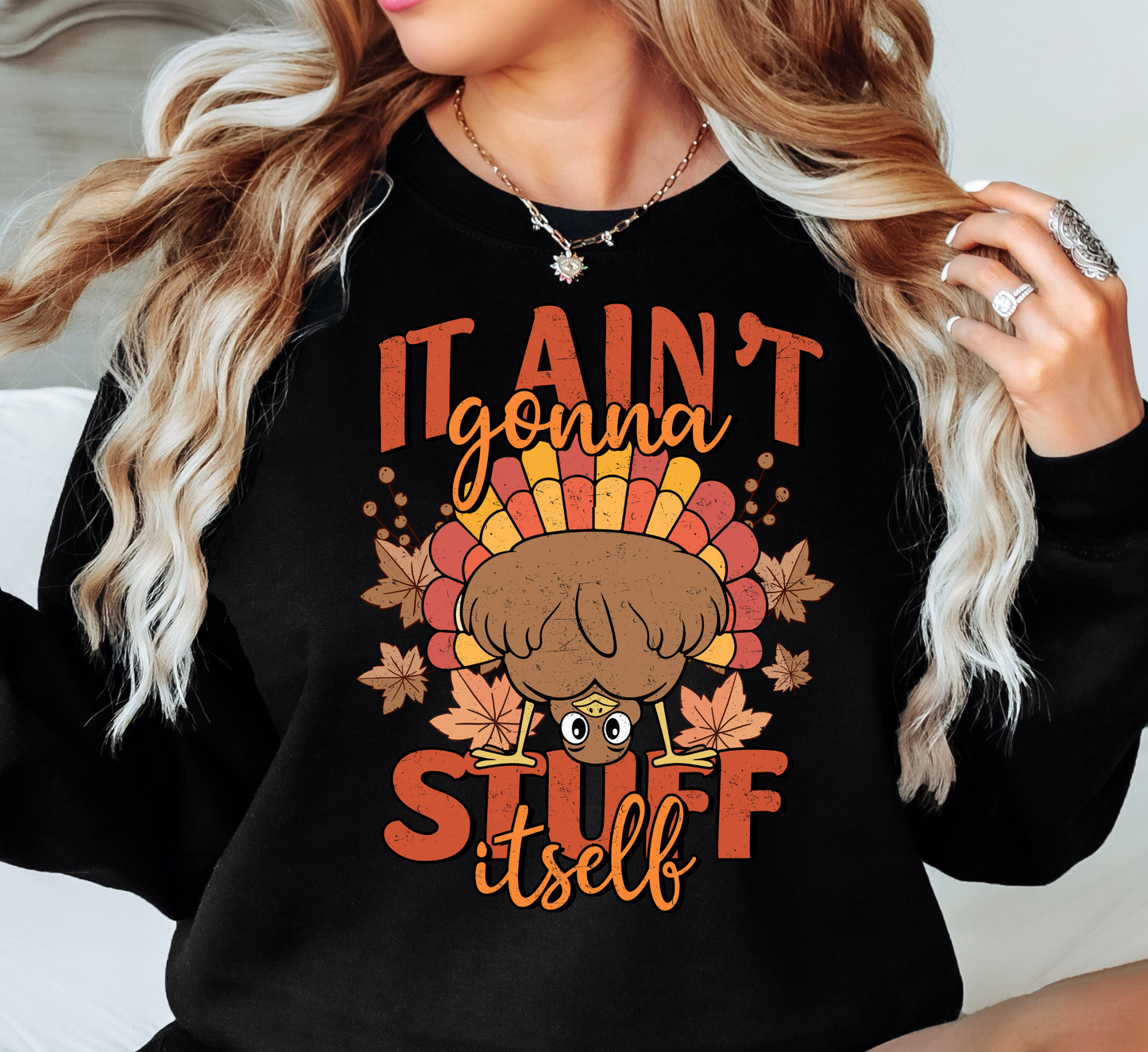 Gonna Stuff Itself Sweatshirt | Harvest Joy Collection | Unique Gifts for Family Friends