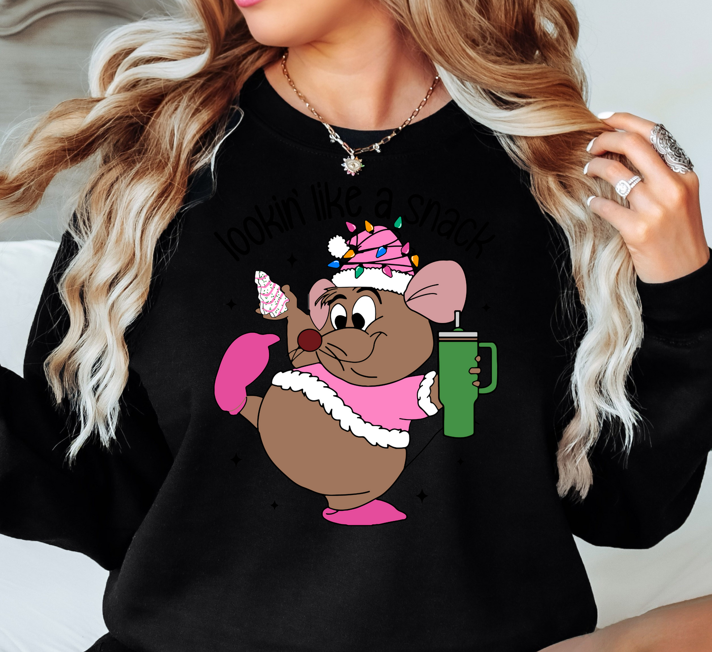 Xmas Lookin' Like A Snack Gus Gus Sweatshirt | Tis The Season Collection | Unique Gifts for Family Friends