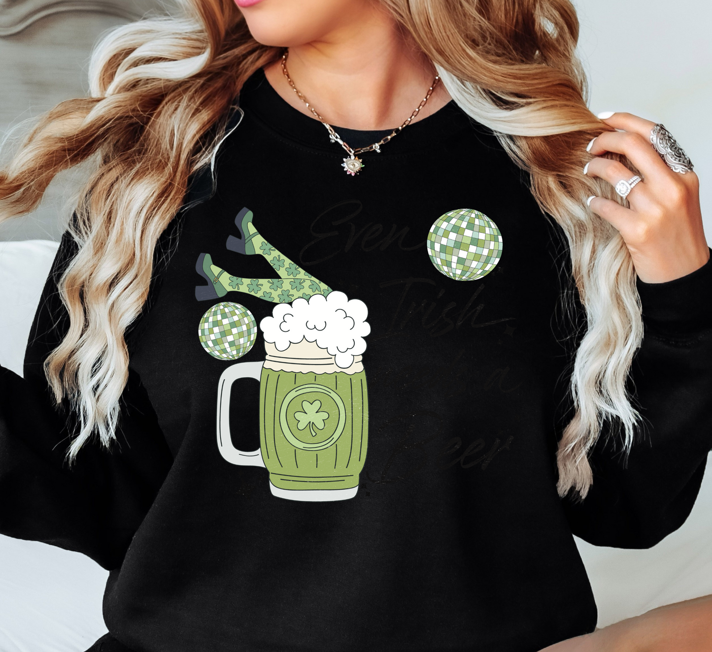 Irish Needs A Beer Sweatshirt | Feeling Lucky Collection | Unique Gifts for Family Friends