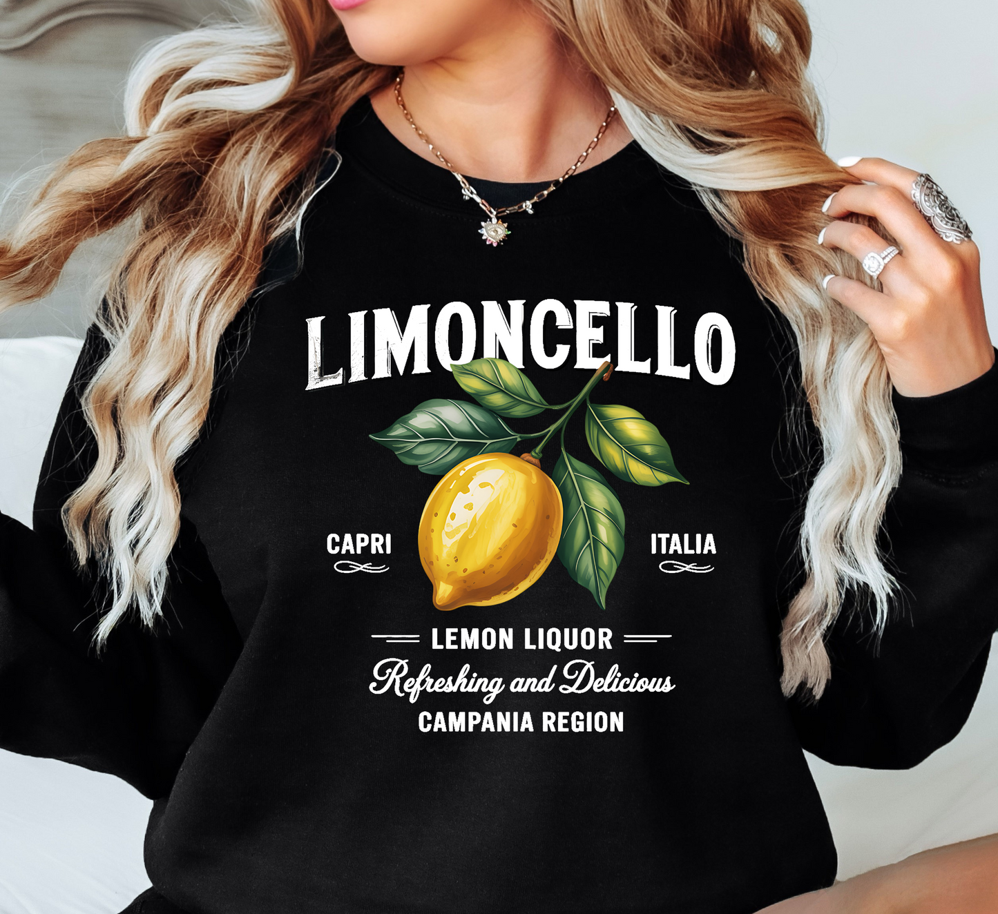Limoncello Sweatshirt | Groovy Vibes Collection | Unique Gifts for Family and Friends