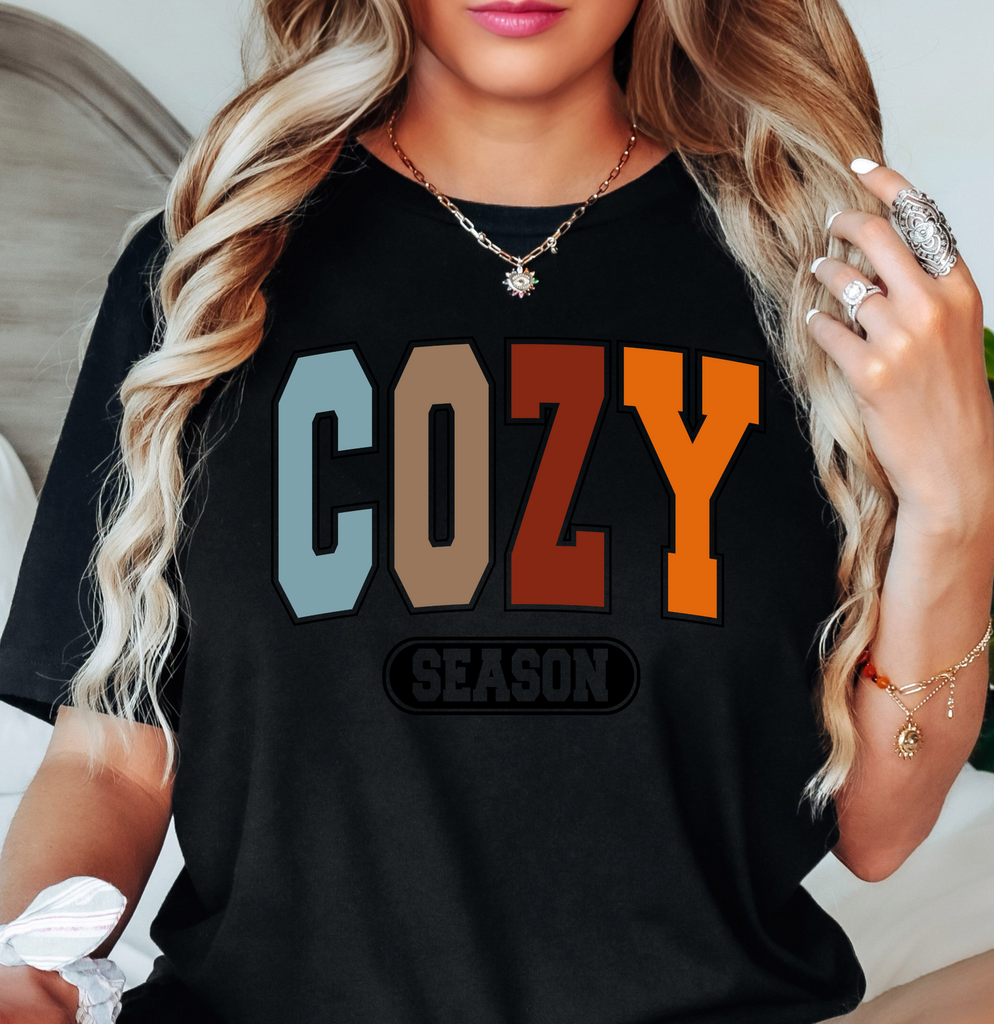 Cozy Season Tee | Falling For You Collection | Unisex Pre-Shrunk T-Shirt