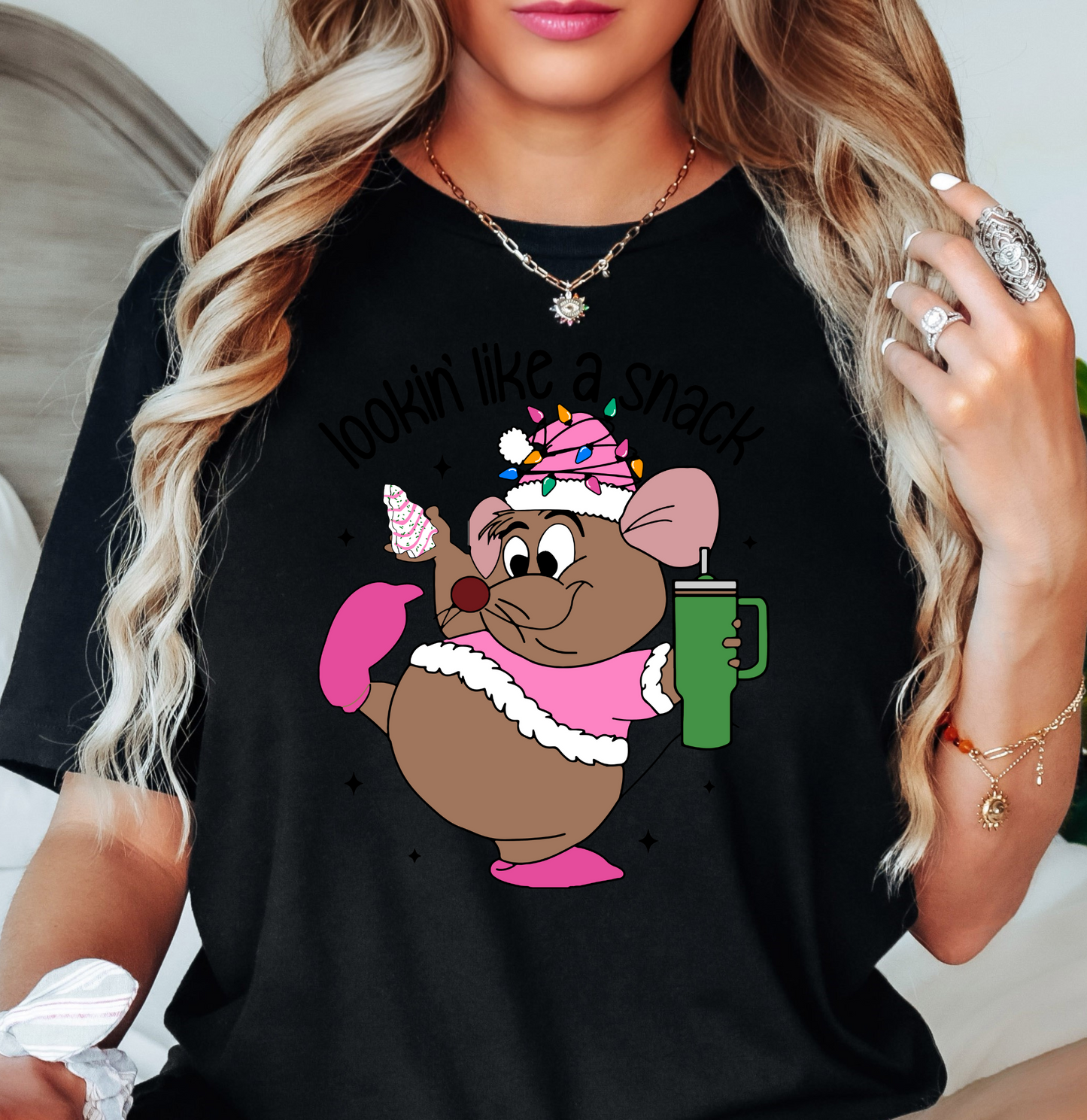 Xmas Lookin' Like A Snack Gus Gus Tee | Tis The Season Collection | Unisex Pre-Shrunk T-Shirt