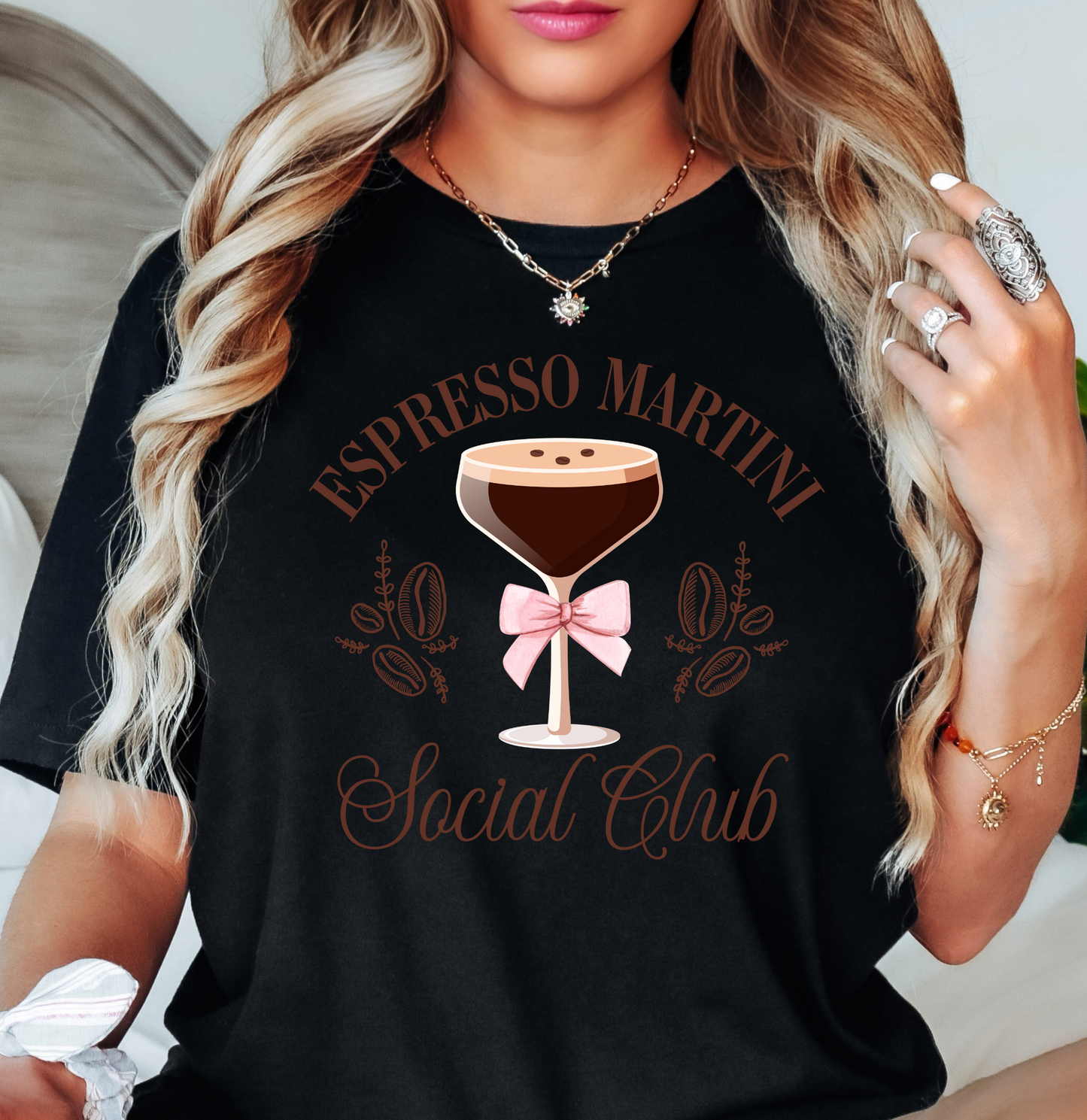 Espresso Martini Social Club Tee | Groovy Vibes Collection | Unisex Pre-Shrunk T-Shirt