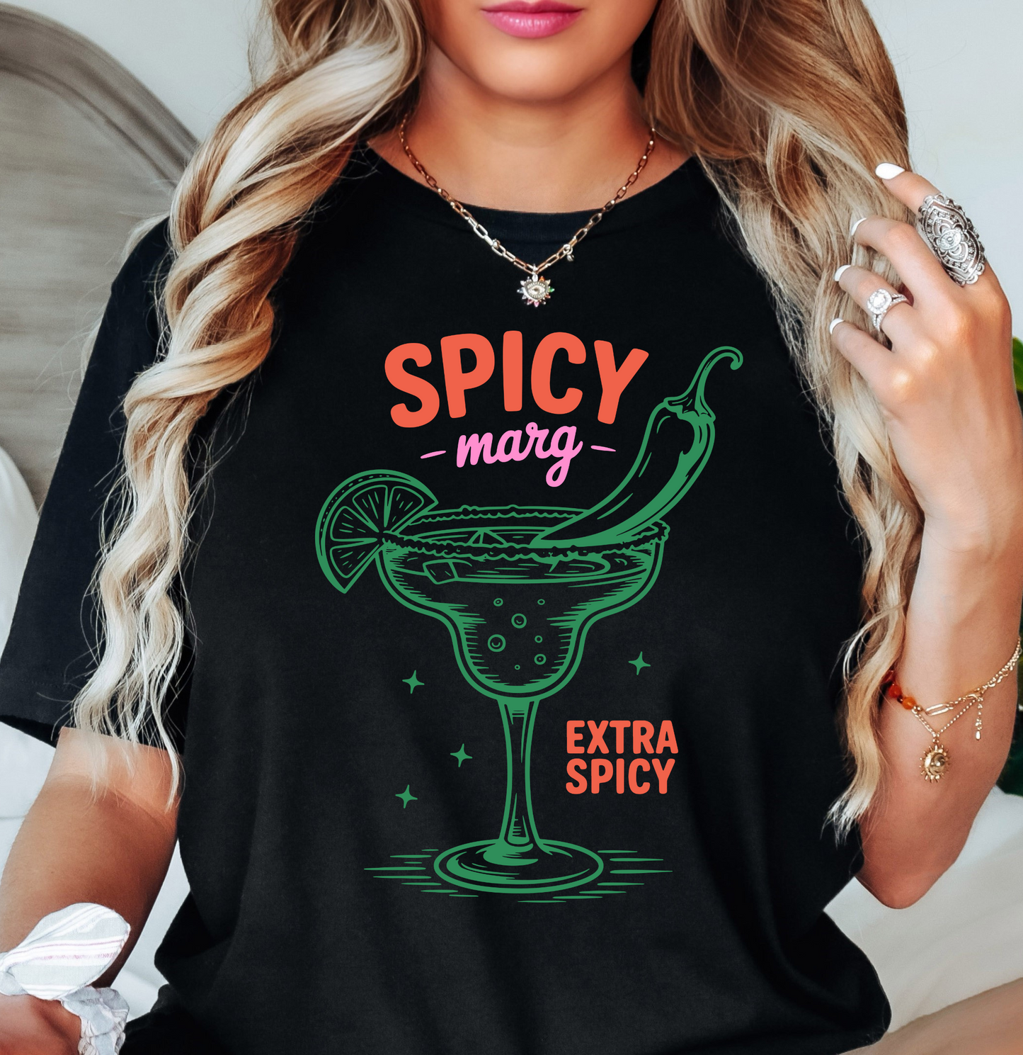 Spicy Margarita Tee | Groovy Vibes Collection | Unisex Pre-Shrunk T-Shirt