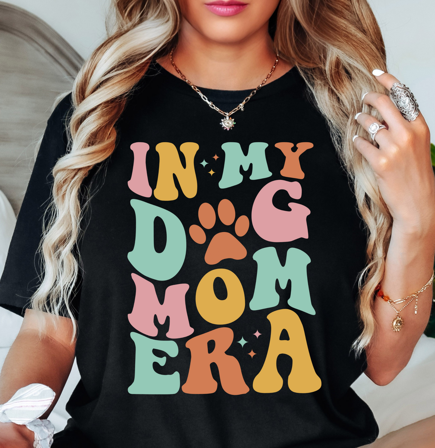 In My Dog Mom Era Tee | Pawsitive Vibes Collection | Unisex Pre-Shrunk T-Shirt