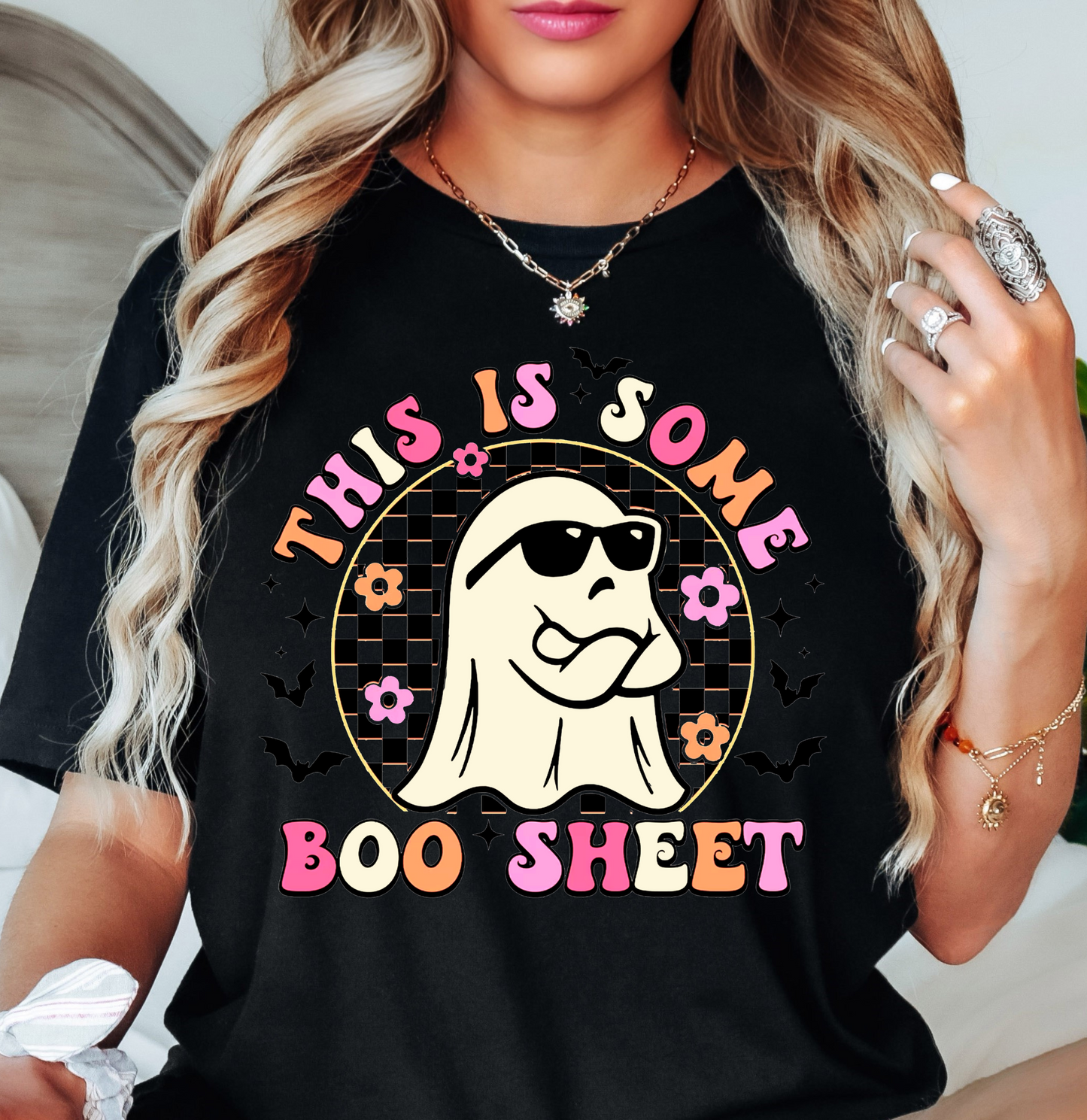 This Some Boo Sheet Tee | Boo-tiful Vibes Collection | Unisex Pre-Shrunk T-Shirt
