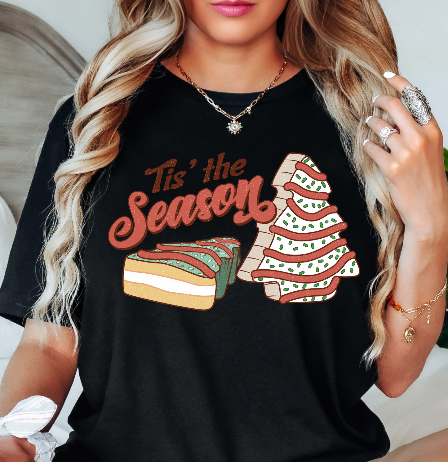 Tis The Season Cake Tee | Tis The Season Collection | Unisex Pre-Shrunk T-Shirt