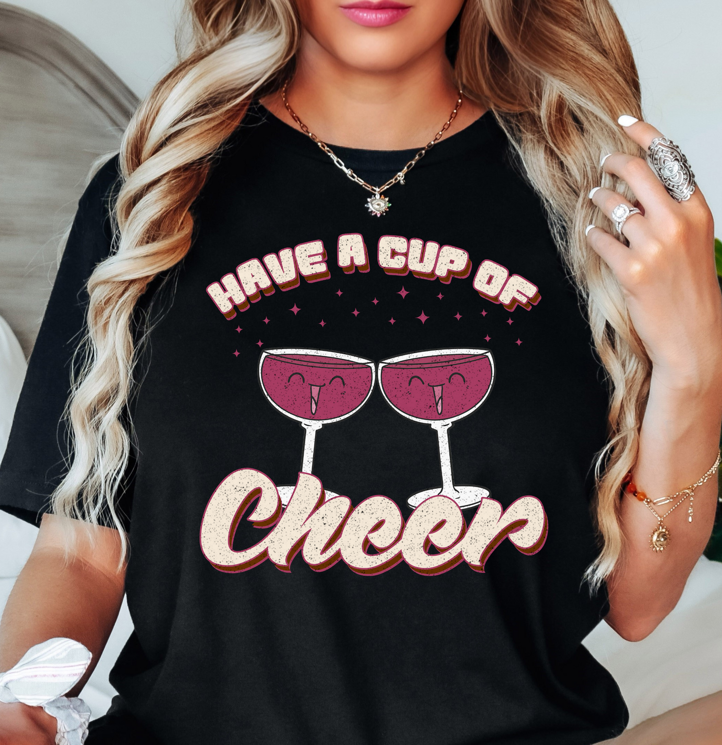 Have a Cup of Cheer Tee | New Year Magic Collection | Unisex Pre-Shrunk T-Shirt