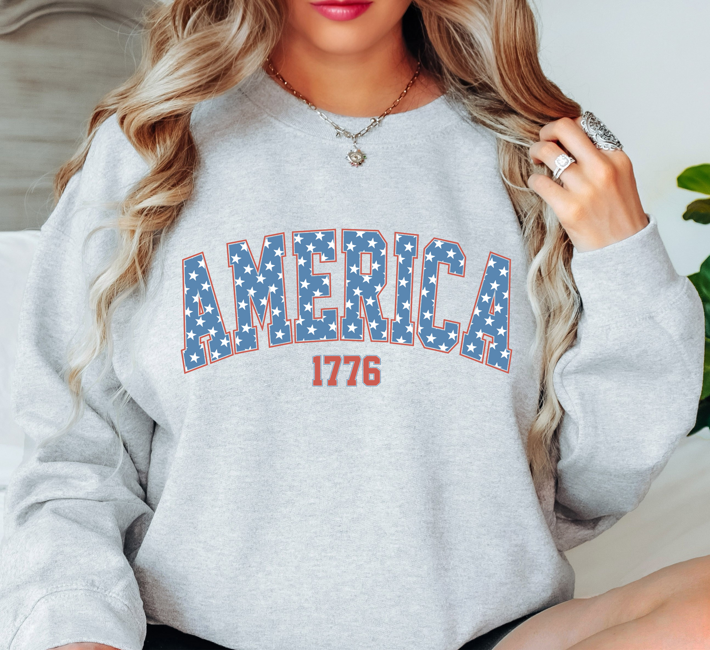 America 1776 Sweatshirt | Stars and Stripes Collection | Unique Gifts for Family and Friends