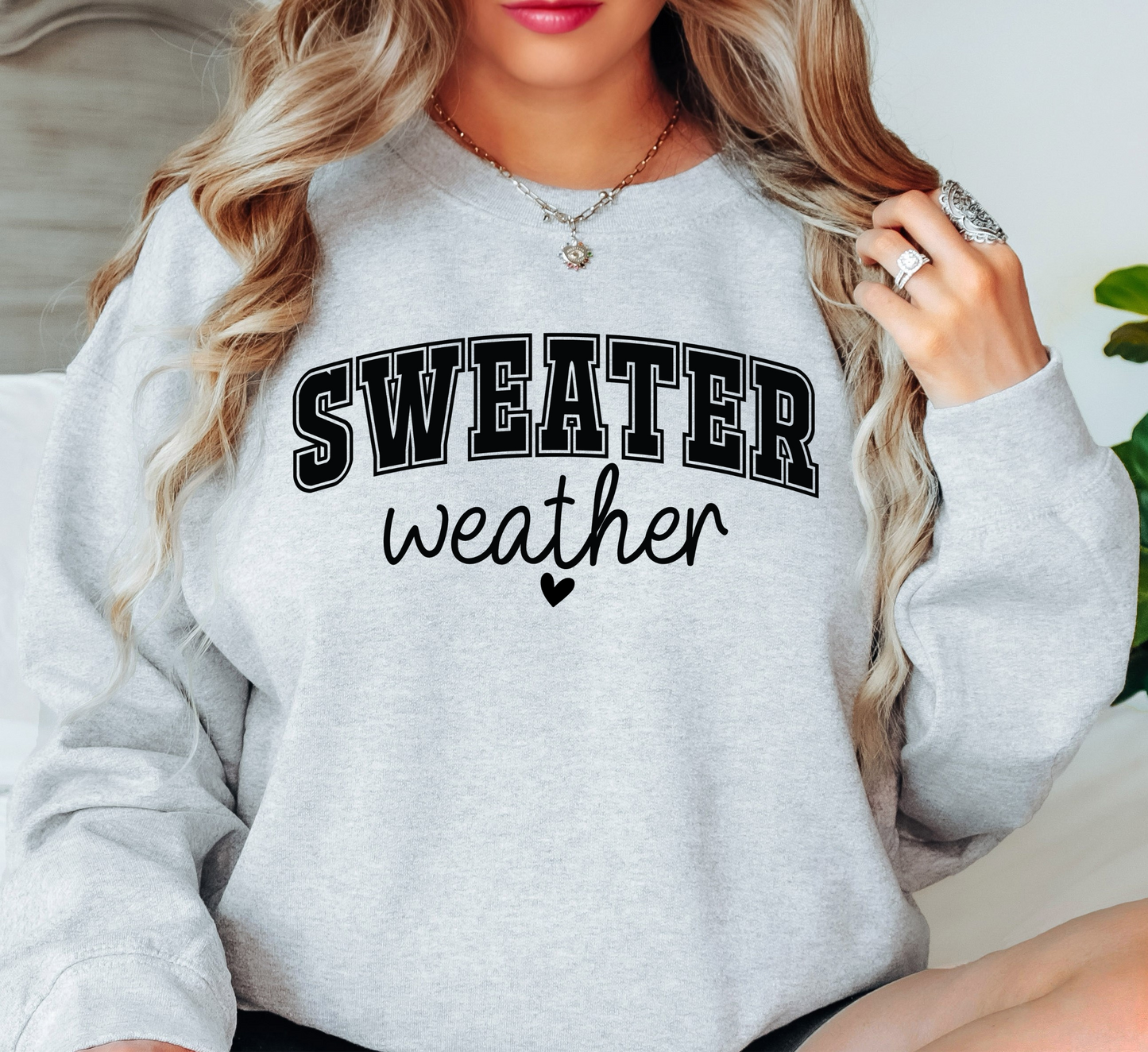 Sweater Weather Sweatshirt | Frosty Chic Collection | Unique Gifts for Family Friends