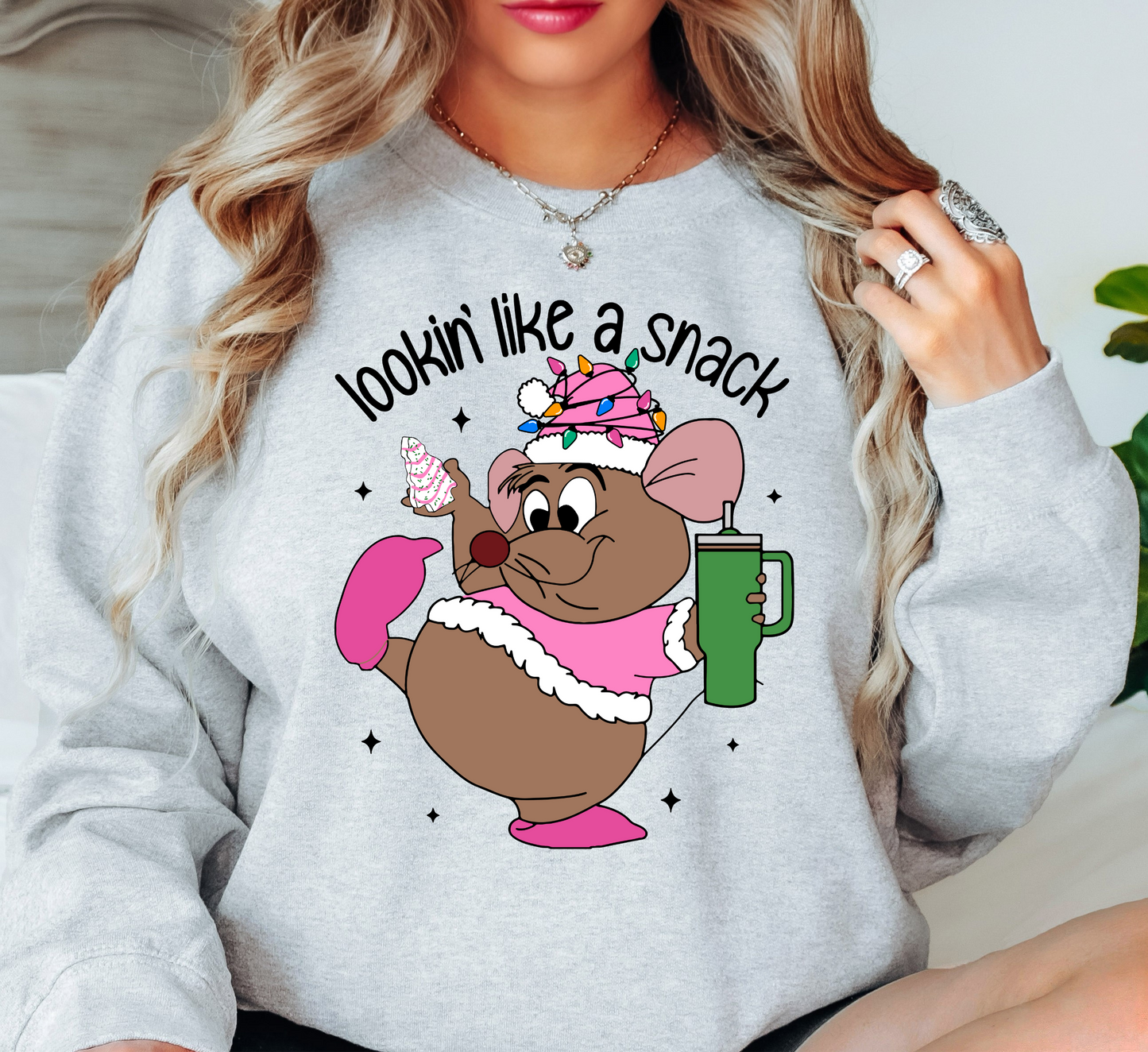 Xmas Lookin' Like A Snack Gus Gus Sweatshirt | Tis The Season Collection | Unique Gifts for Family Friends