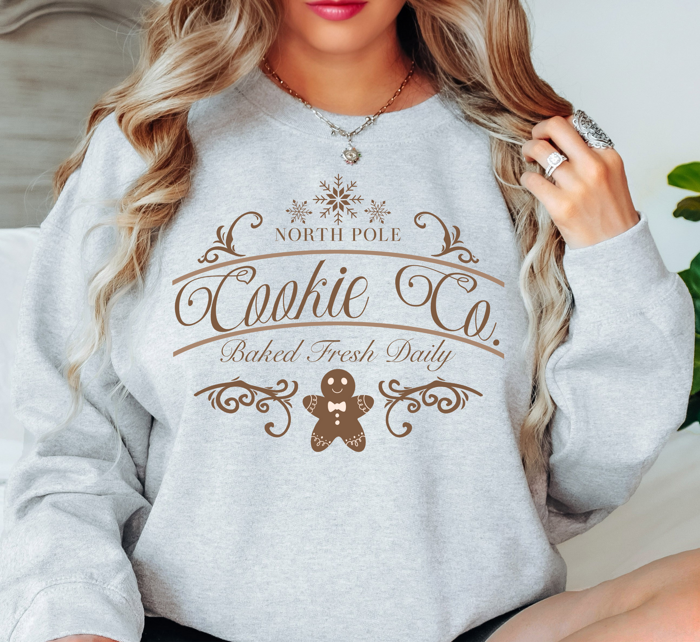 North Pole Cookie Co. Sweatshirt | Tis The Season Collection | Unique Gifts for Family Friends