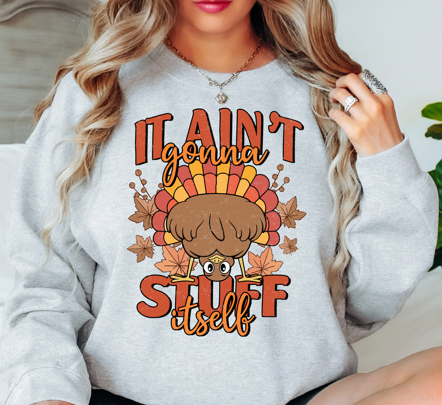 Gonna Stuff Itself Sweatshirt | Harvest Joy Collection | Unique Gifts for Family Friends