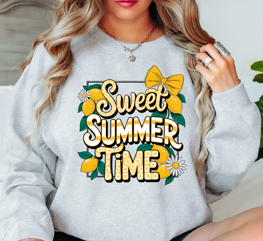 Sweet Summer Time Sweatshirt | Beach Breeze Collection | Unique Gifts for Family Friends
