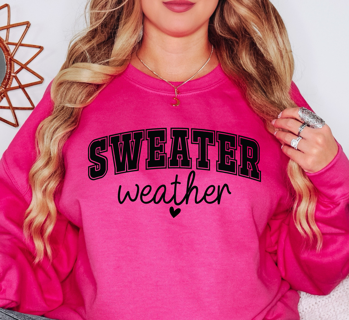 Sweater Weather Sweatshirt | Frosty Chic Collection | Unique Gifts for Family Friends