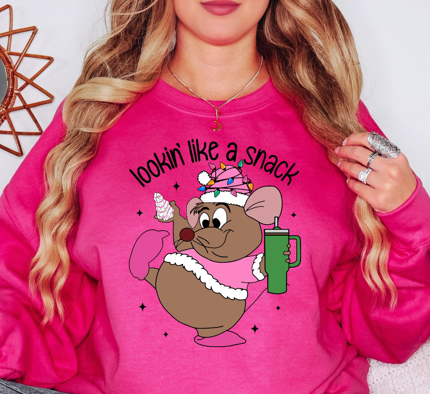 Xmas Lookin' Like A Snack Gus Gus Sweatshirt | Tis The Season Collection | Unique Gifts for Family Friends
