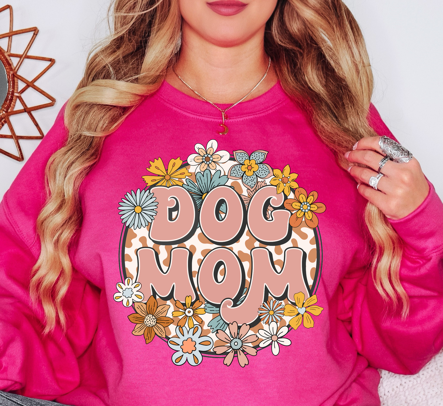 Groovy Dog Mom Sweatshirt | Pawsitive Vibes Collection | Unique Gifts for Family and Friends