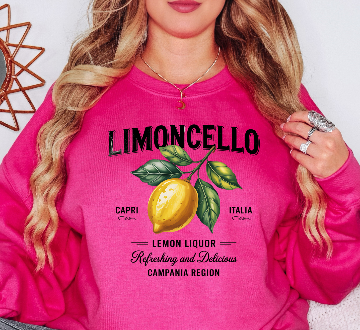 Limoncello Sweatshirt | Groovy Vibes Collection | Unique Gifts for Family and Friends