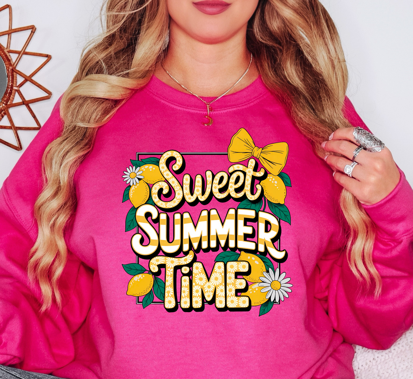 Sweet Summer Time Sweatshirt | Beach Breeze Collection | Unique Gifts for Family Friends