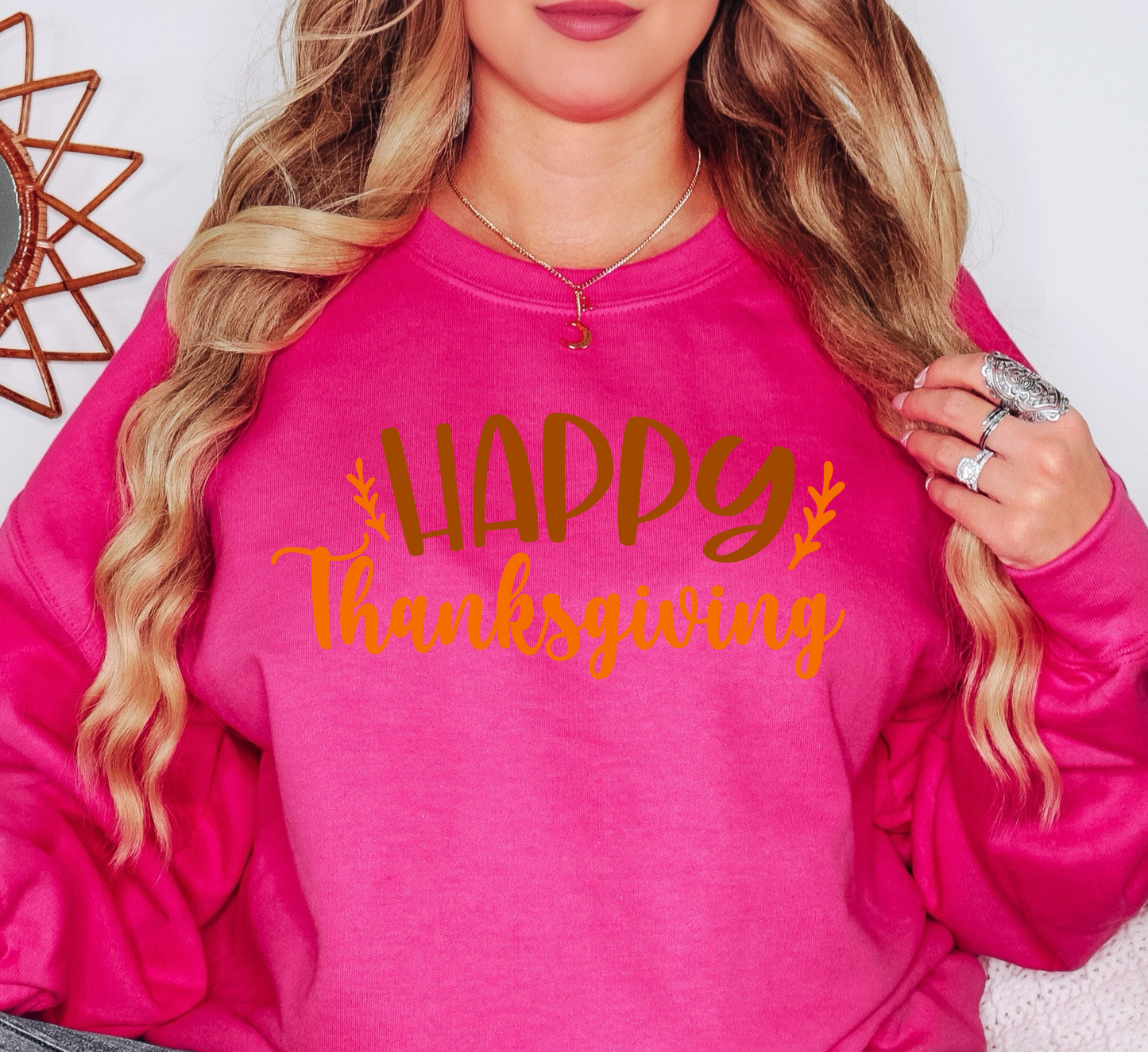 Happy Thanksgiving Sweatshirt | Harvest Joy Collection | Unique Gifts for Family Friends