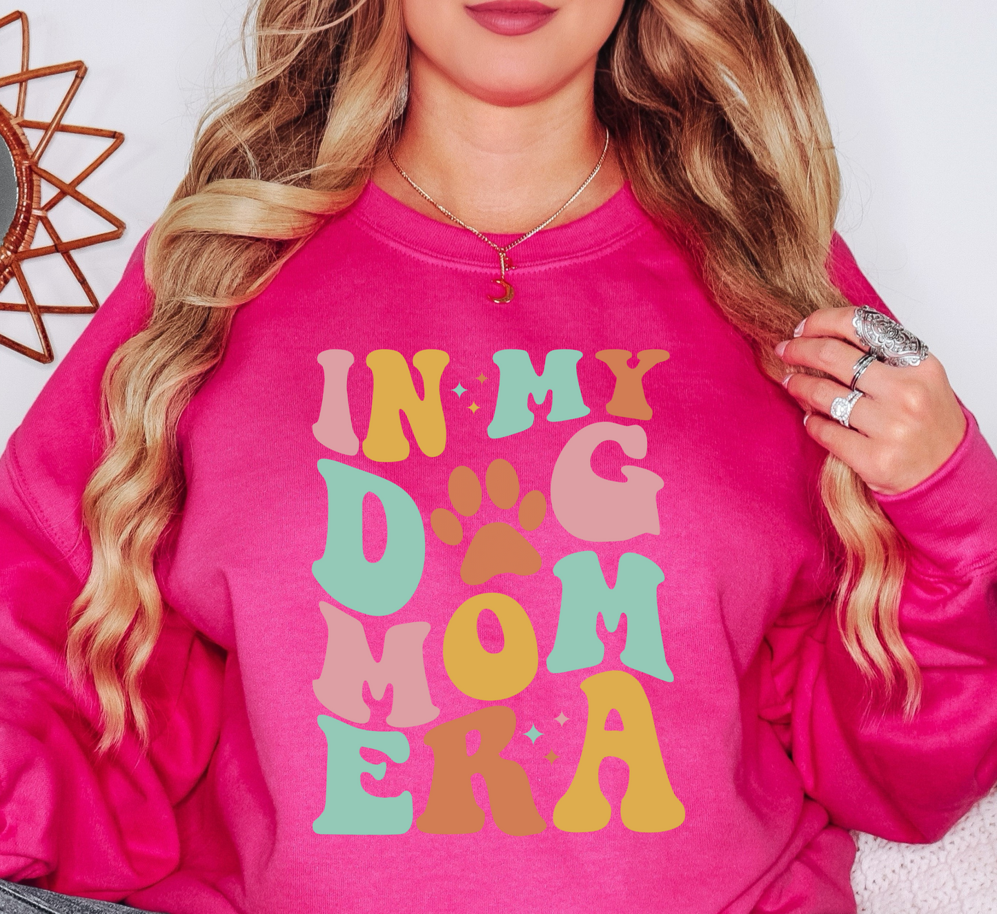 In My Dog Mom Era Sweatshirt | Pawsitive Vibes Collection | Unique Gifts for Family and Friends
