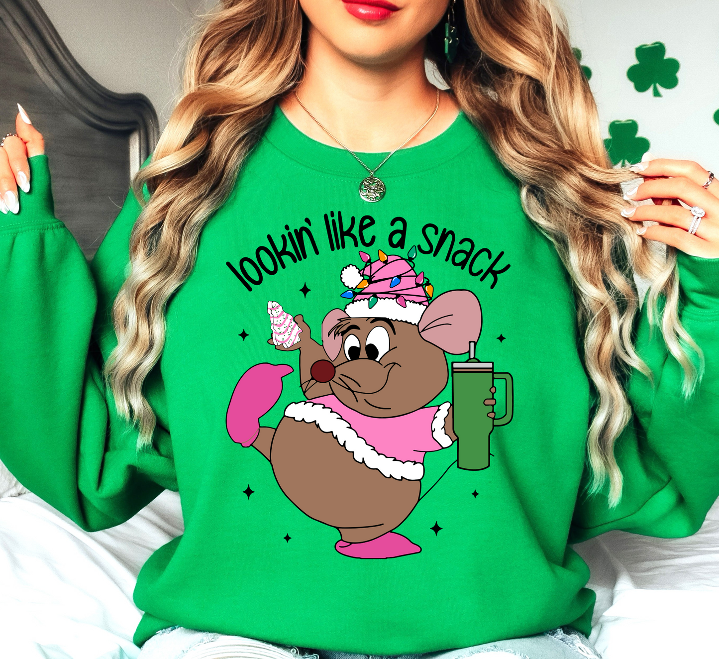 Xmas Lookin' Like A Snack Gus Gus Sweatshirt | Tis The Season Collection | Unique Gifts for Family Friends
