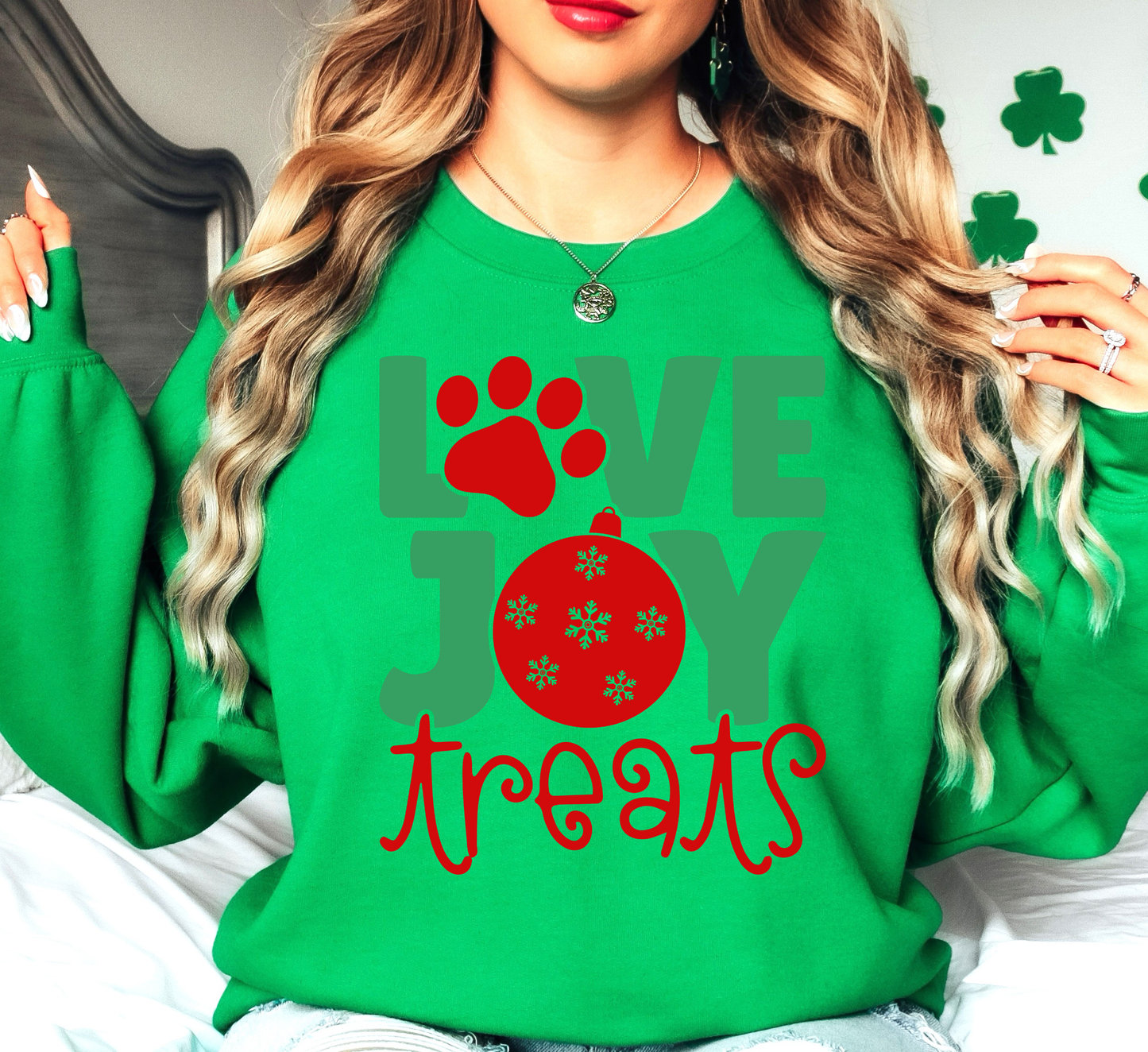 Love Joy Treats Sweatshirt | Pawsitive Vibes Collection | Unique Gifts for Family and Friends