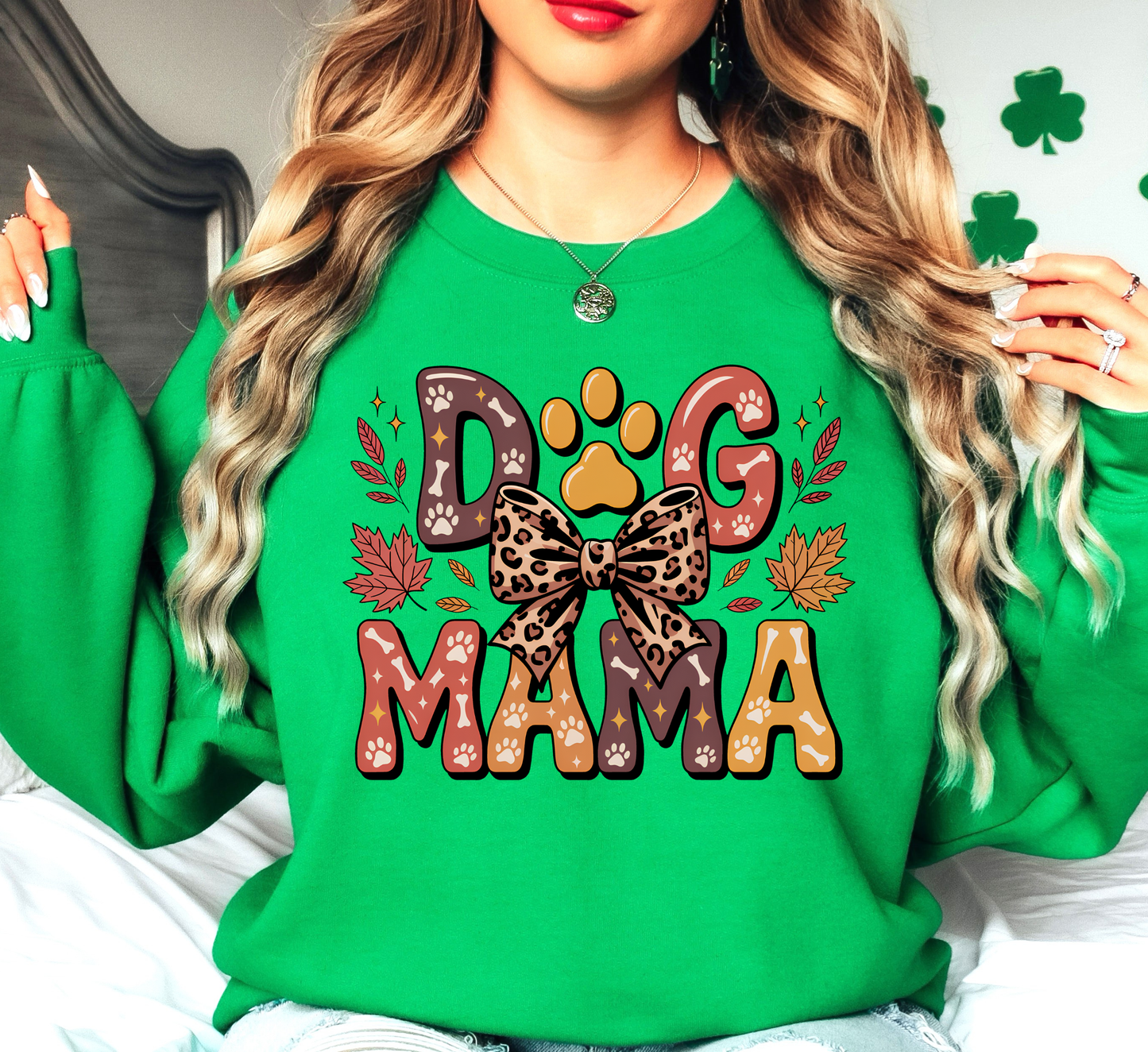 Fall Dog Mama Sweatshirt | Pawsitive Vibes Collection | Unique Gifts for Family and Friends