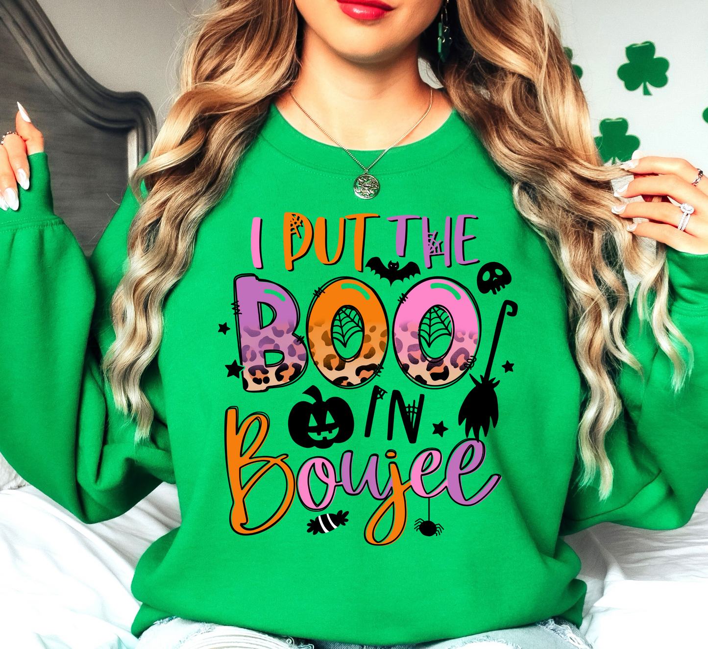 I Put The Boo In Boujee Sweatshirt | Boo-tiful Vibes Collection | Unique Gifts for Family Friends