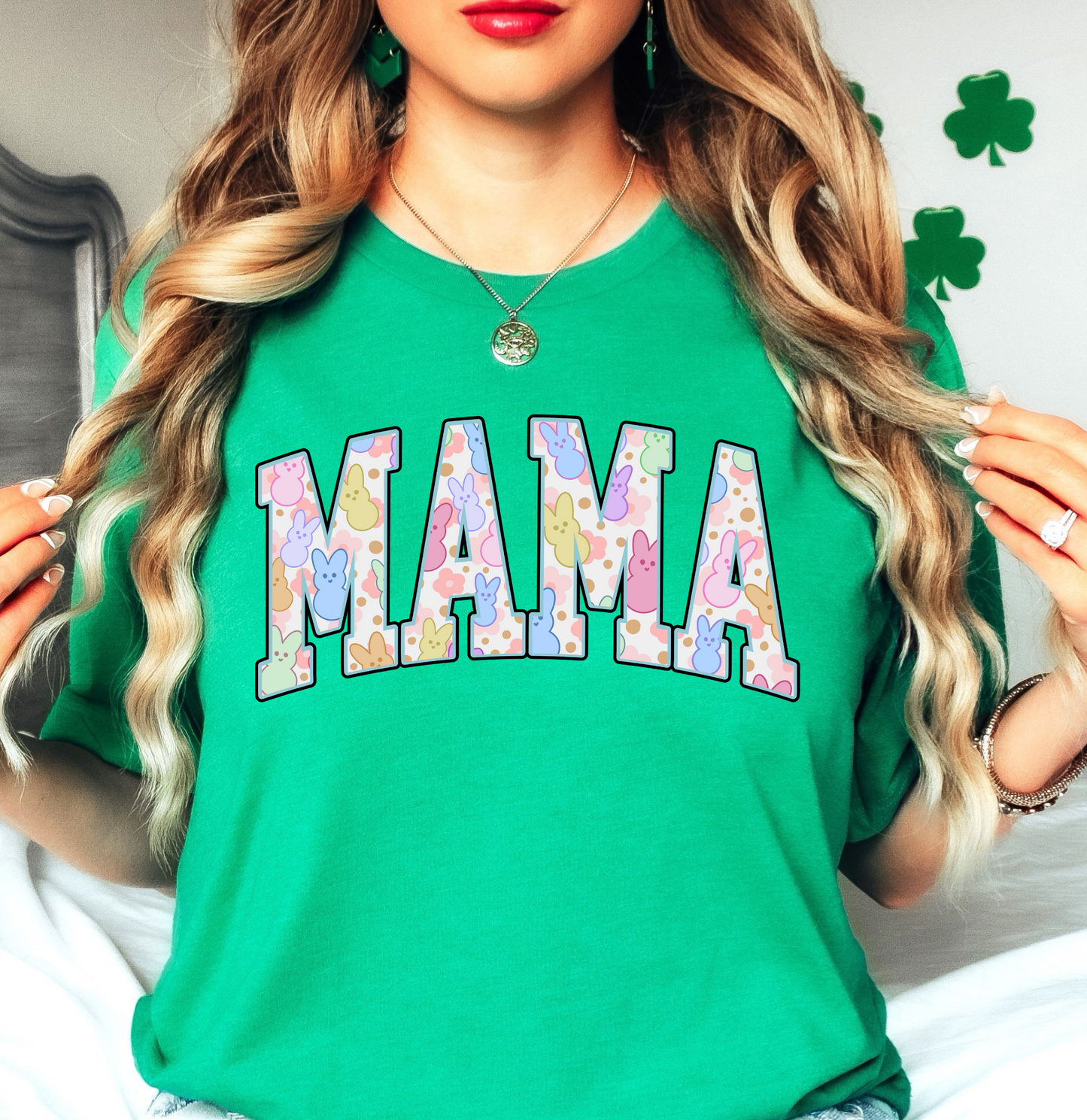 Retro Easter Mama Tee | Mama Mode Activated Collection | Unisex Pre-Shrunk T-Shirt