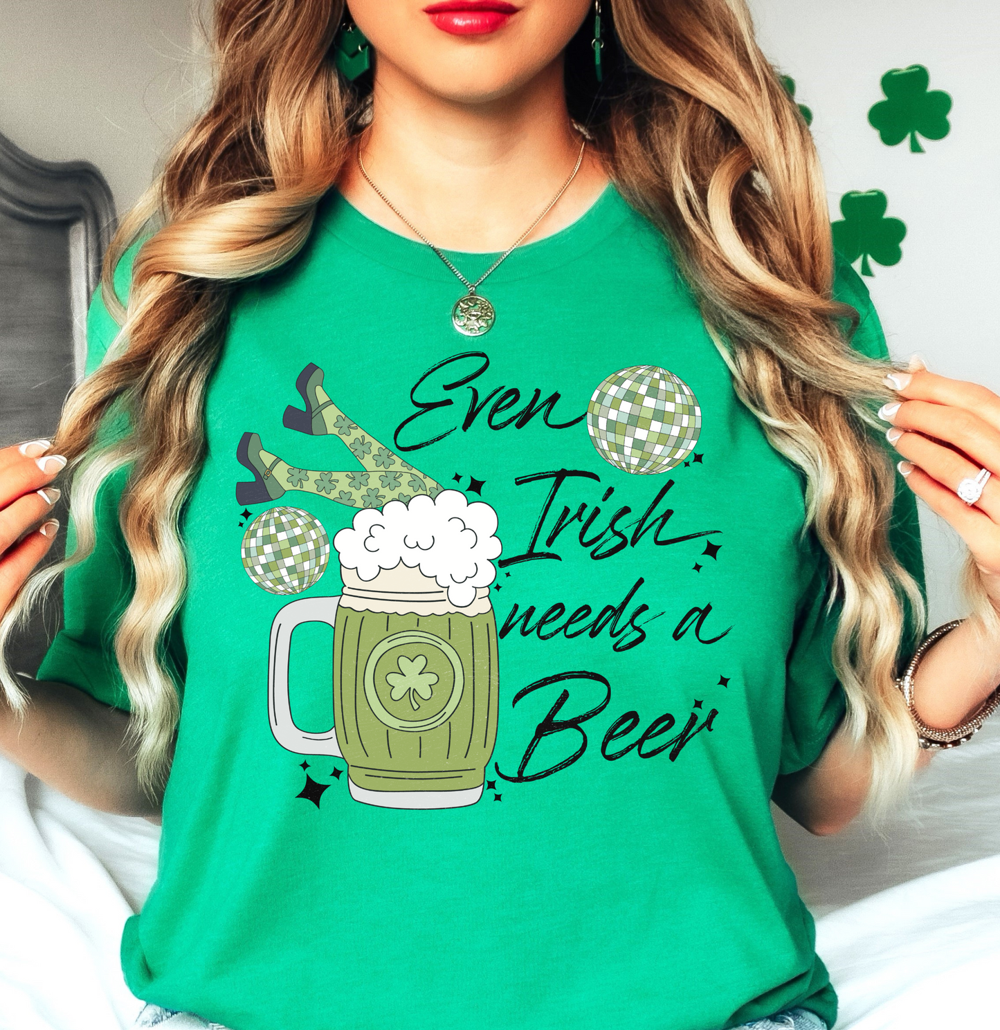 Irish Needs A Beer Tee | Feeling Lucky Collection | Unisex Pre-Shrunk T-Shirt