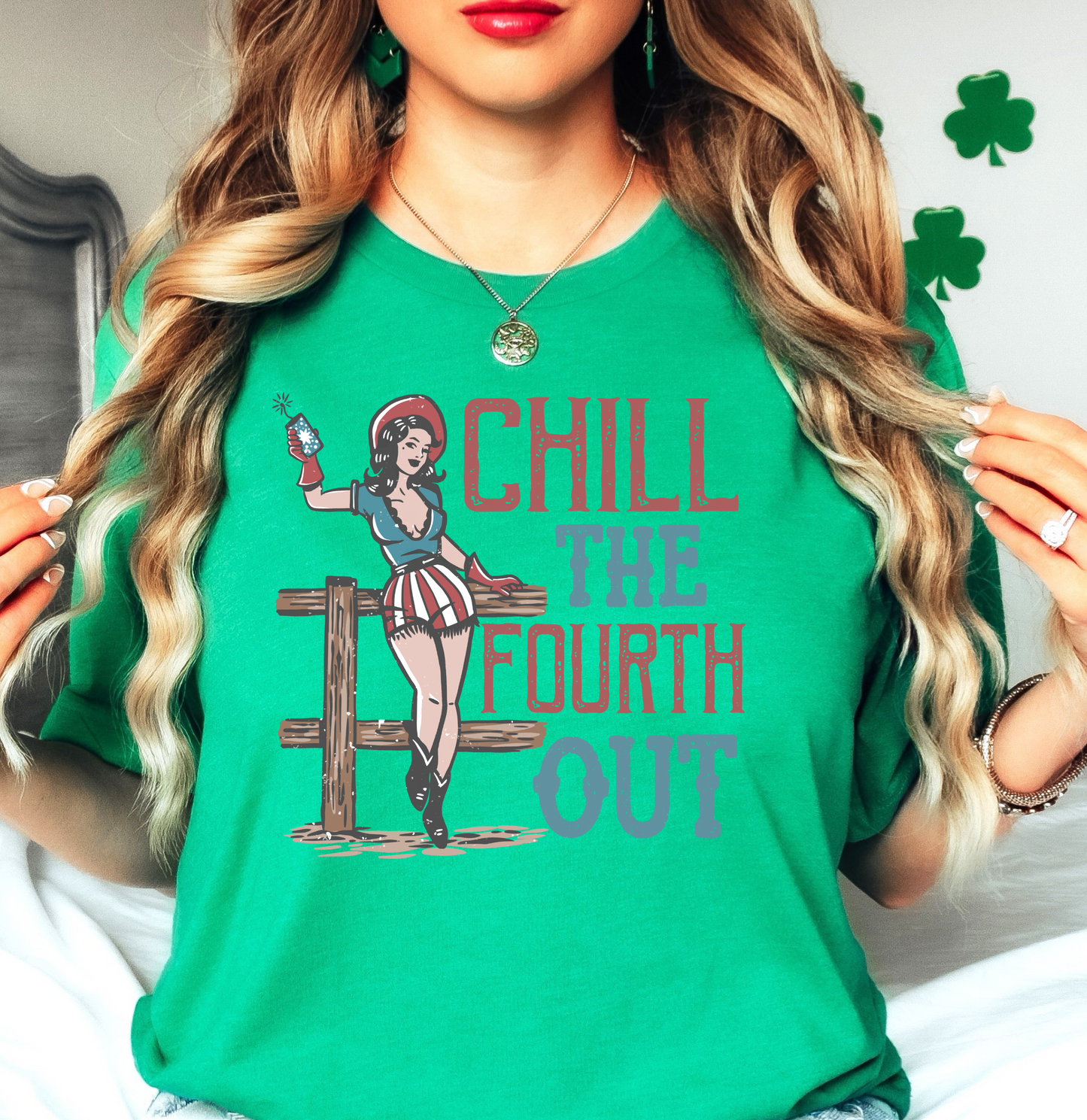 Chill The 4th Out Tee | Stars and Stripes Collection | Unisex Pre-Shrunk T-Shirt