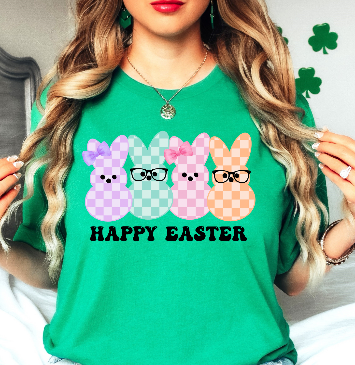Happy Easter Peeps Tee | Hoppin' Into Spring Collection | Unisex Pre-Shrunk T-Shirt
