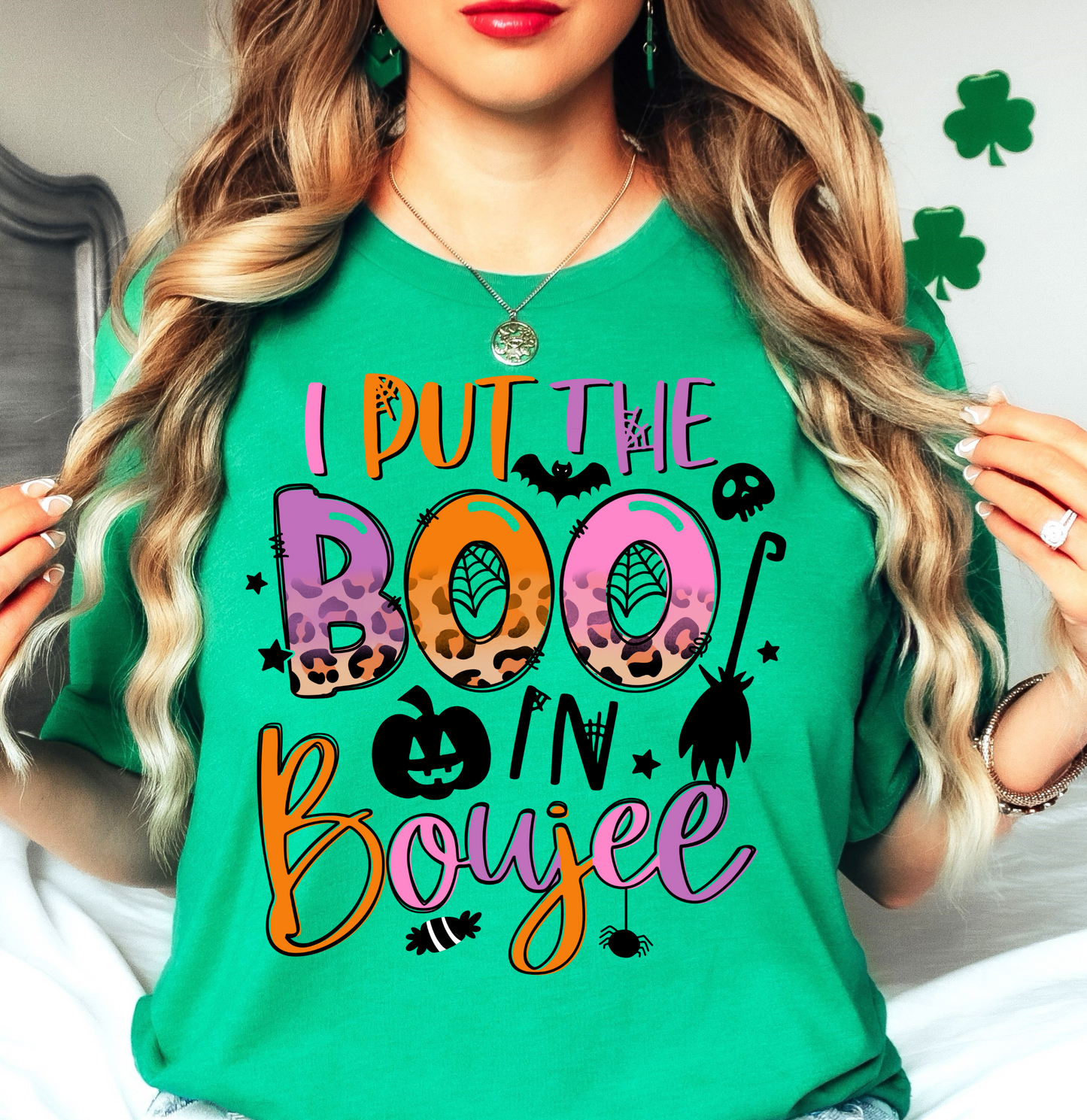 I Put The Boo In Boujee Tee | Boo-tiful Vibes Collection | Unisex Pre-Shrunk T-Shirt