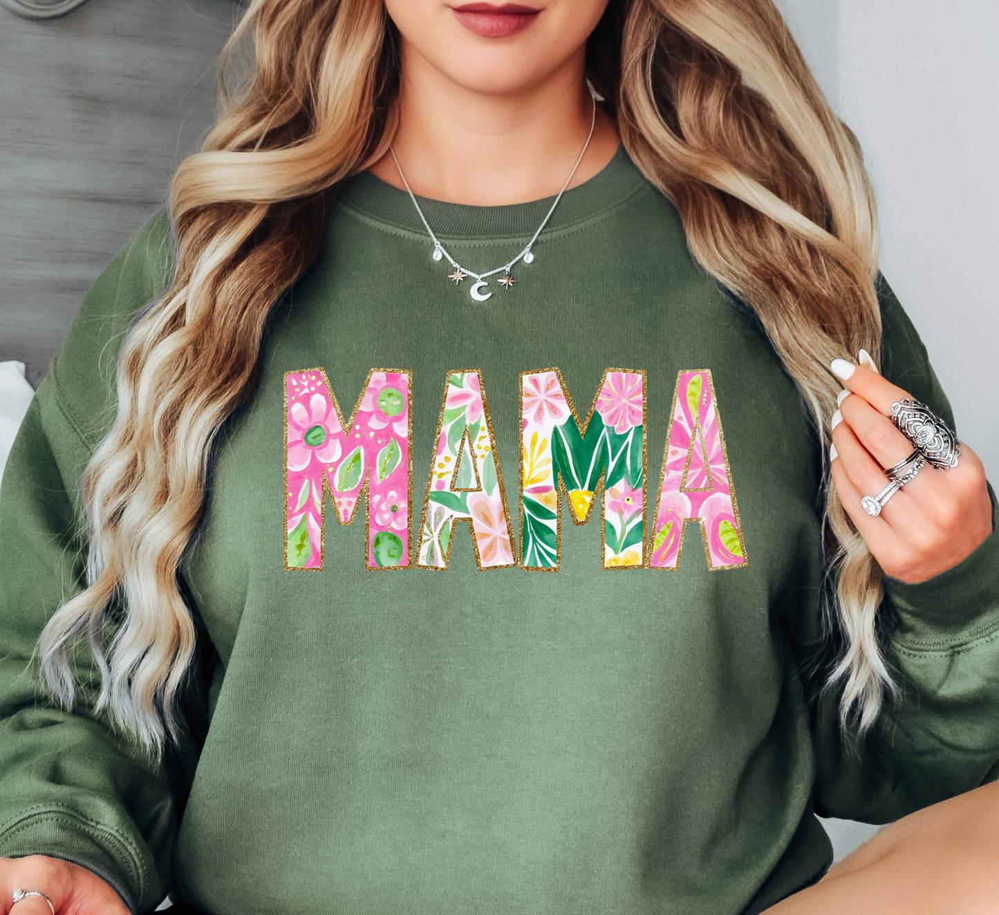 Summer Vibes Mama Sweatshirt | Mama Mode Activated Collection | Unique Gifts for Family Friends