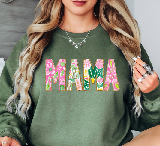 Summer Vibes Mama Sweatshirt | Mama Mode Activated Collection | Unique Gifts for Family Friends