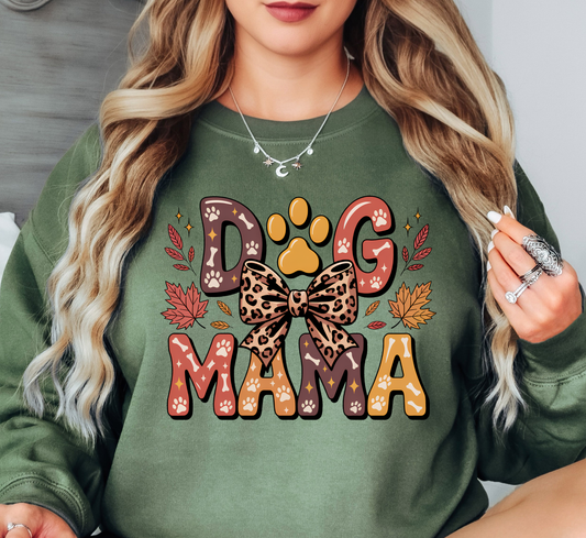 Fall Dog Mama Sweatshirt | Pawsitive Vibes Collection | Unique Gifts for Family and Friends