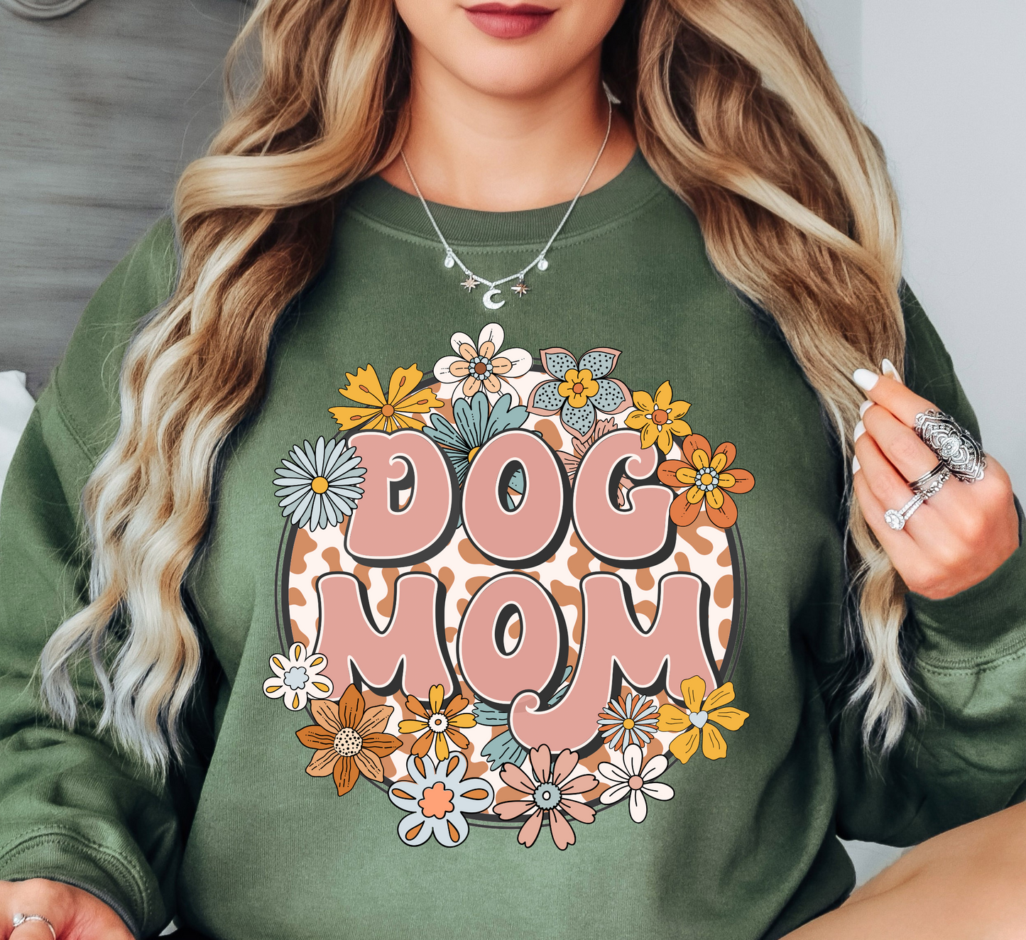Groovy Dog Mom Sweatshirt | Pawsitive Vibes Collection | Unique Gifts for Family and Friends
